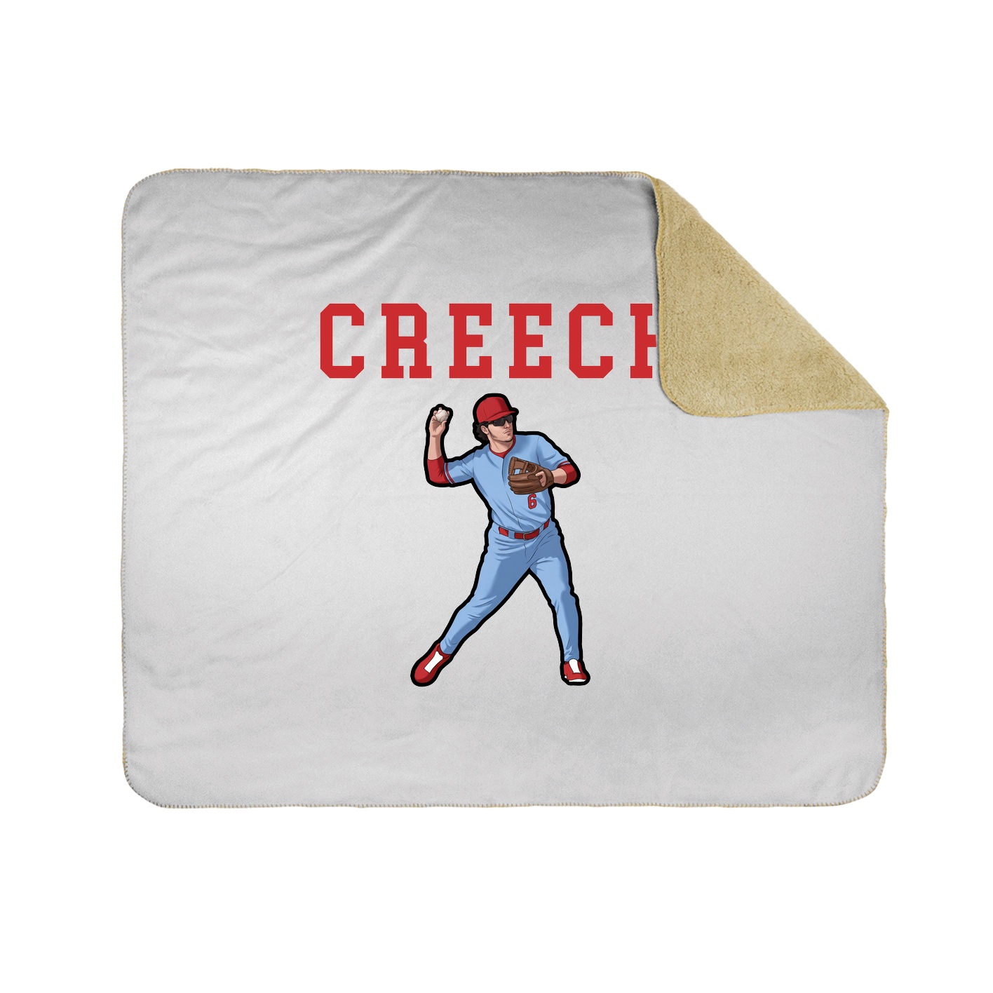 Throw Blanket — Shirsey in White