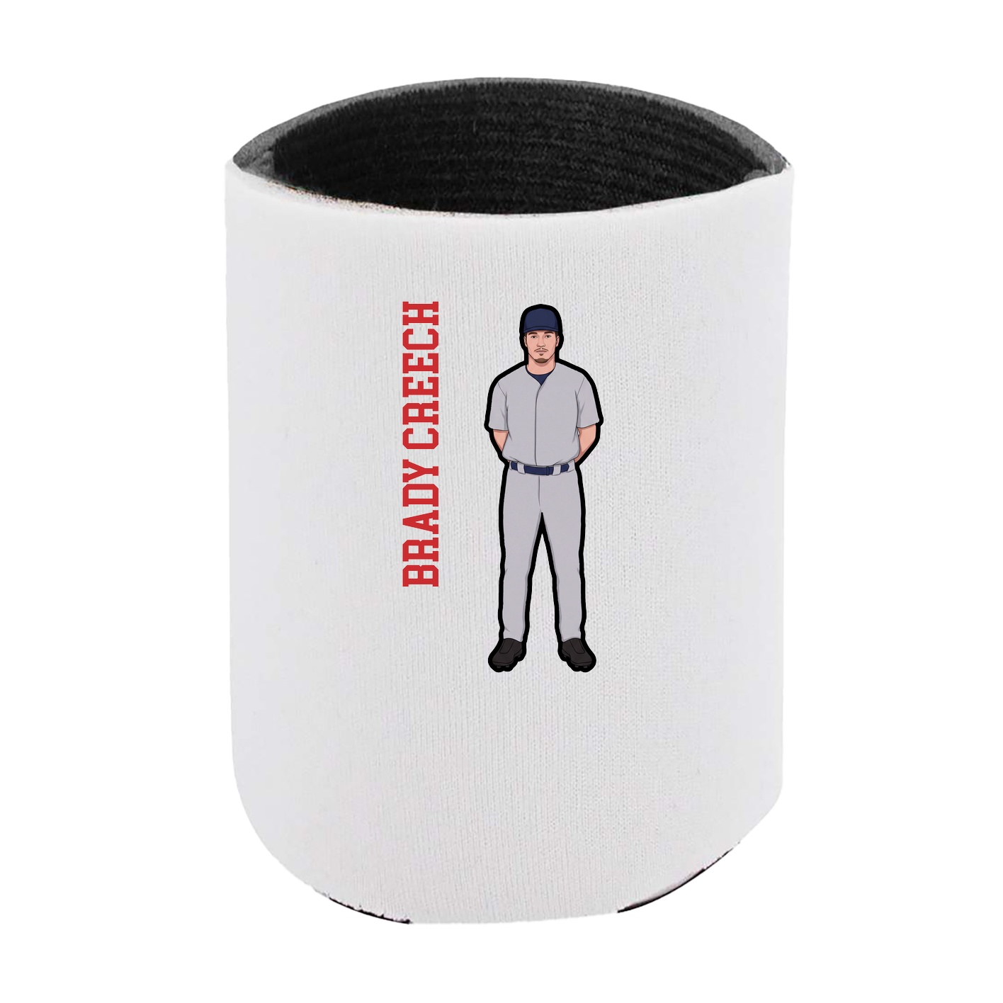Can Holder — Name Vertical in White