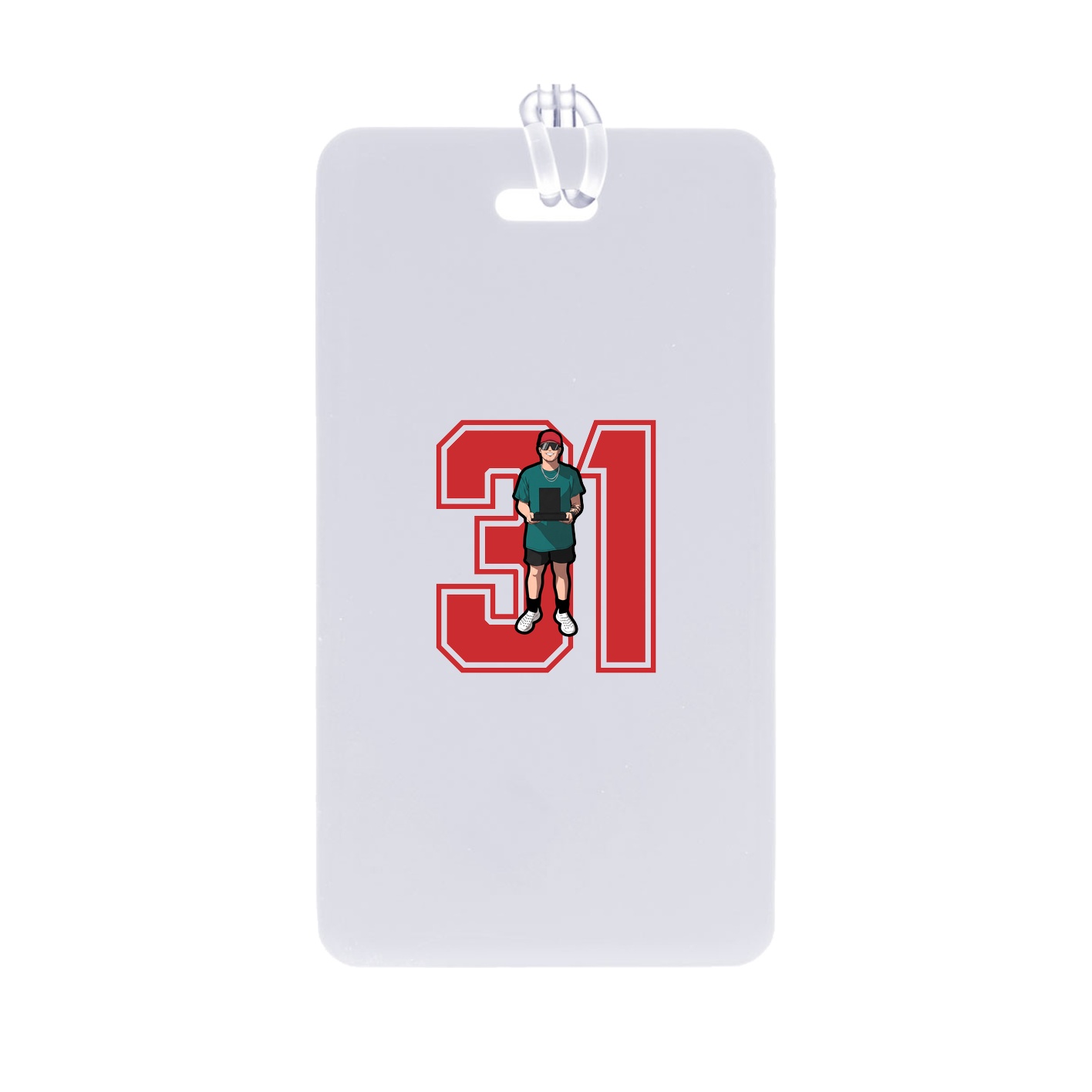 Bag Tag — Number in Classic