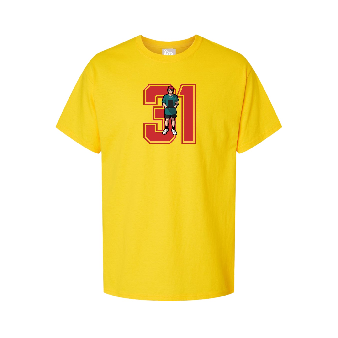 Tee — Number in Gold