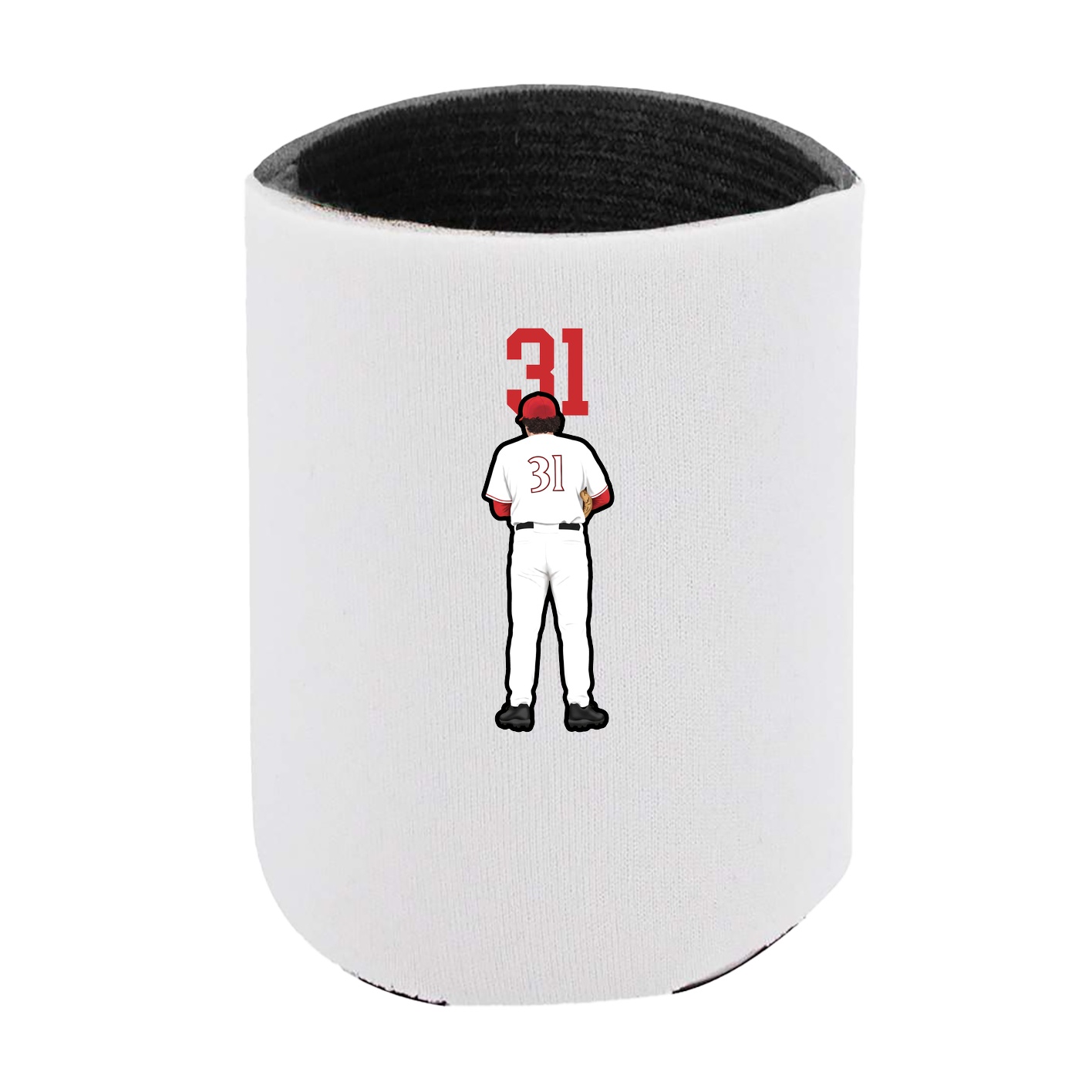 Can Holder — Number Top in White