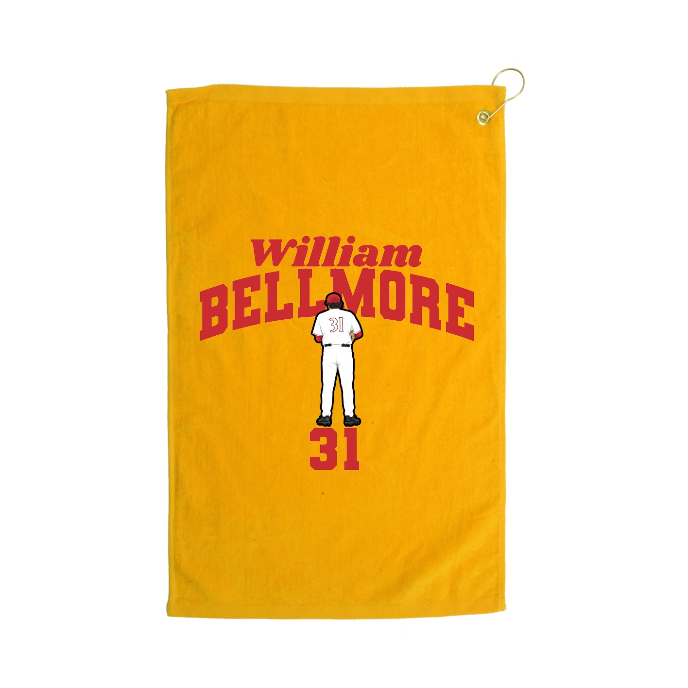 Golf Towel — Signature Arch in Gold