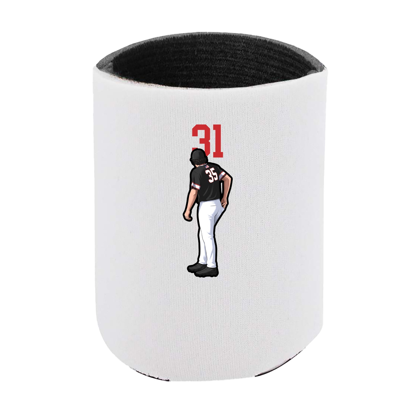 Can Holder — Number Top in White