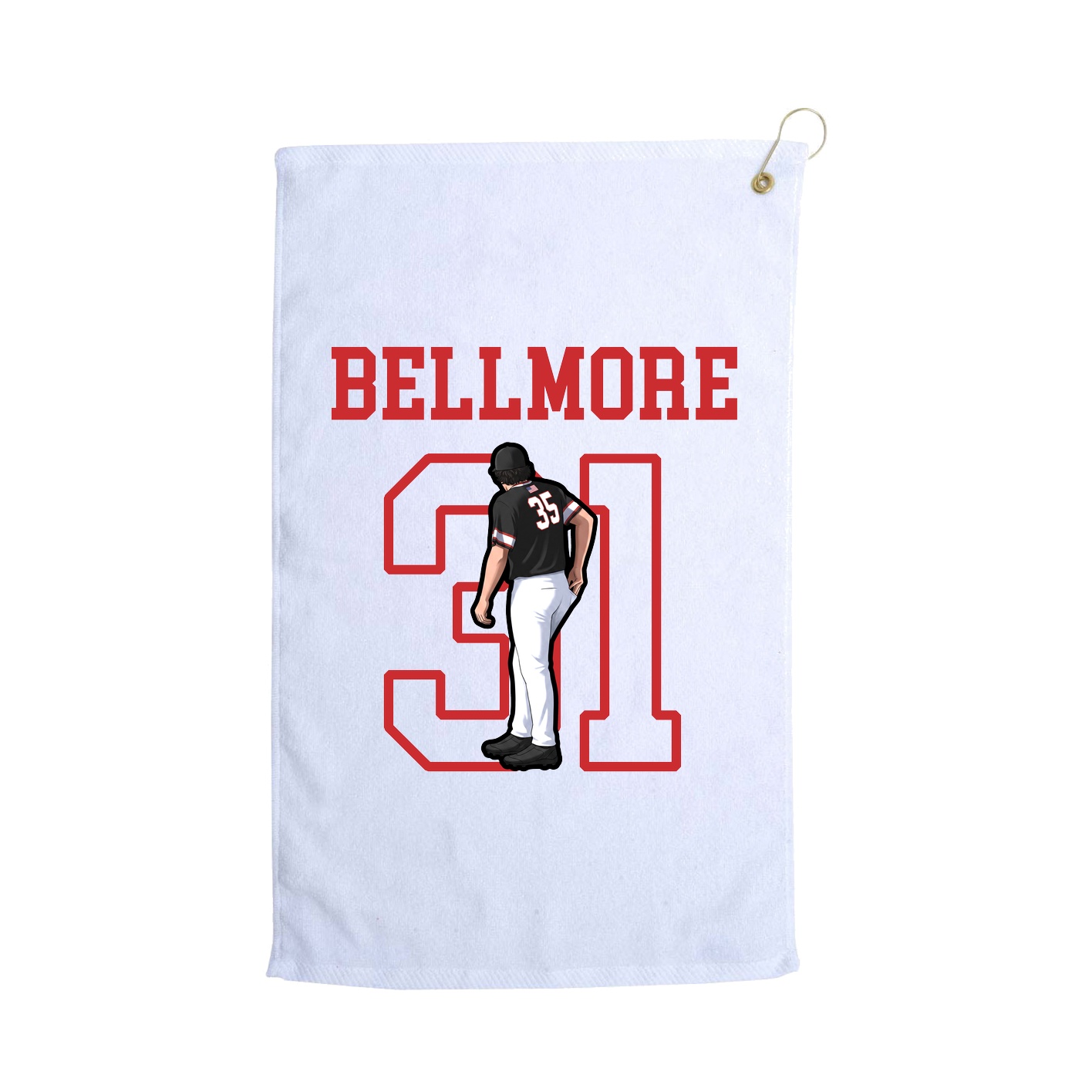 Golf Towel — Shirsey in White