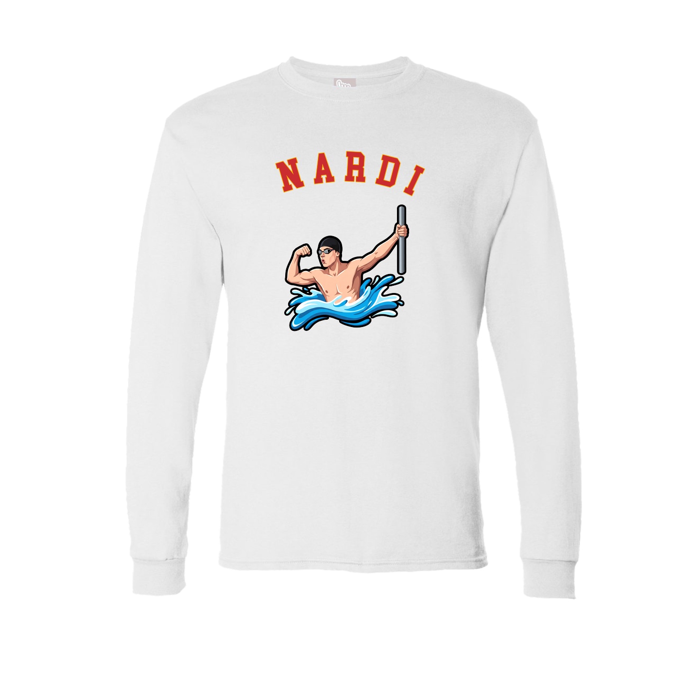 Long Sleeve Tee — Shirsey Arch in White