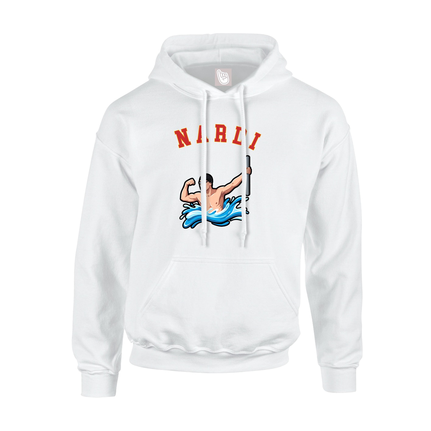 Youth Hoodie — Shirsey Arch in White