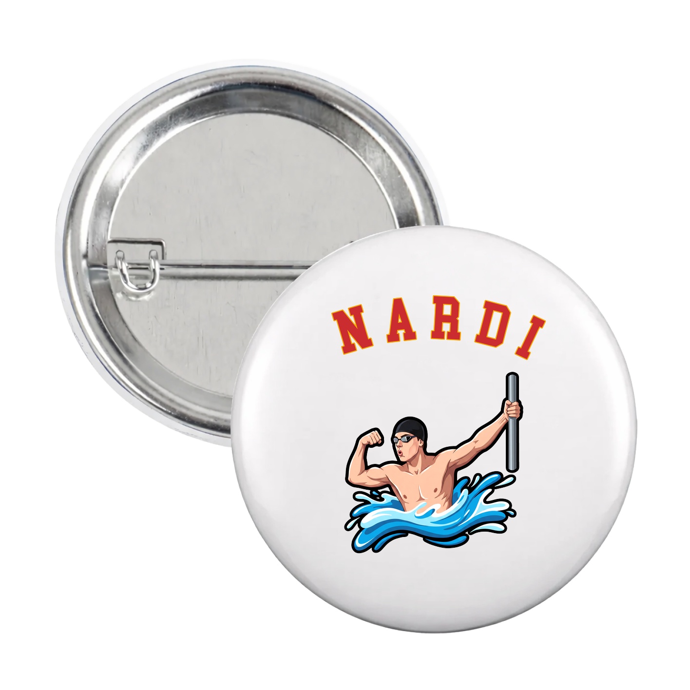 Game Day Button — Shirsey Arch in White