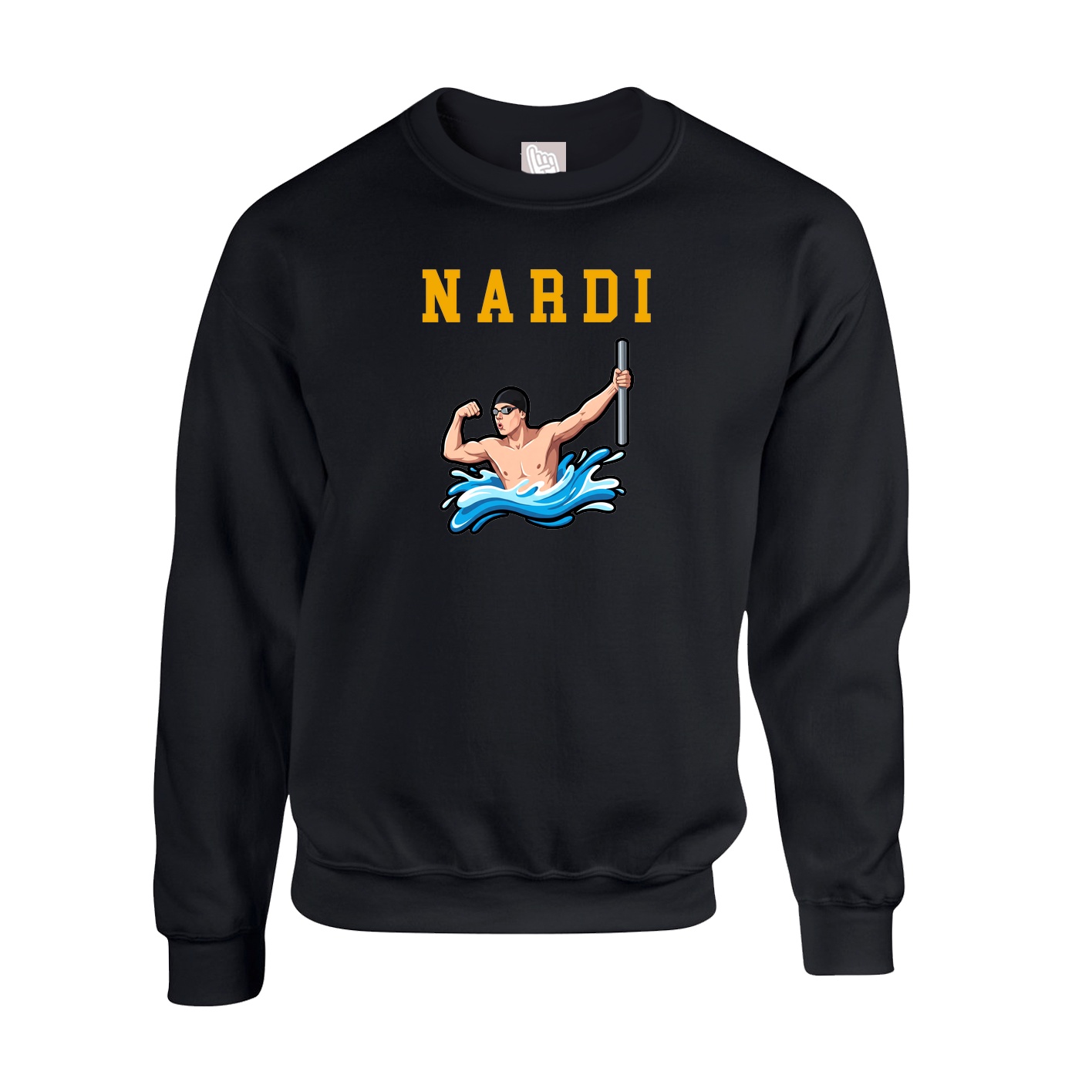 Fleece Crew — Shirsey in Black