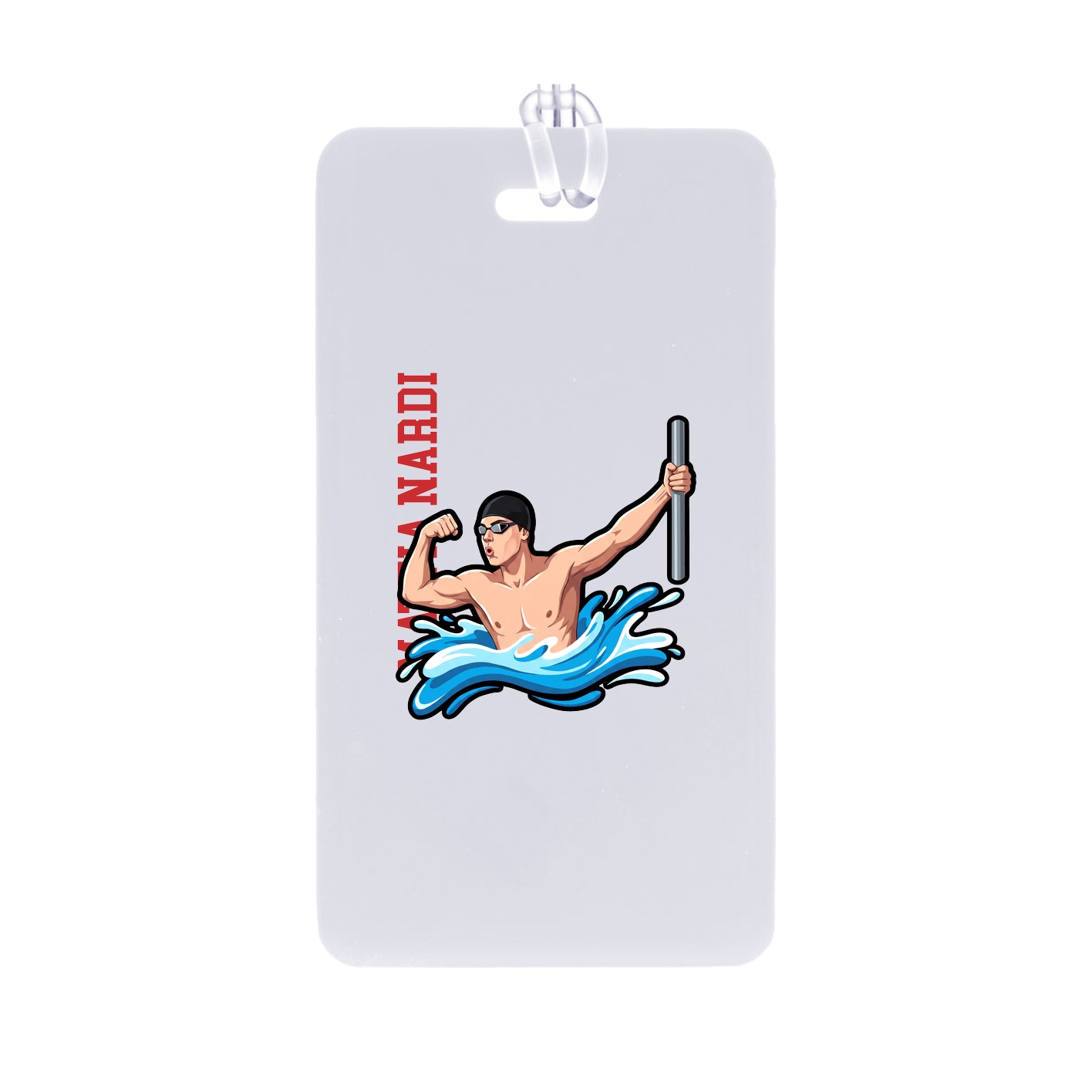 Bag Tag — Name Vertical in Classic