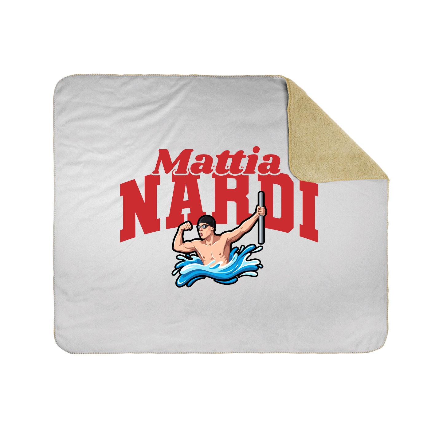 Throw Blanket — Signature Arch in White
