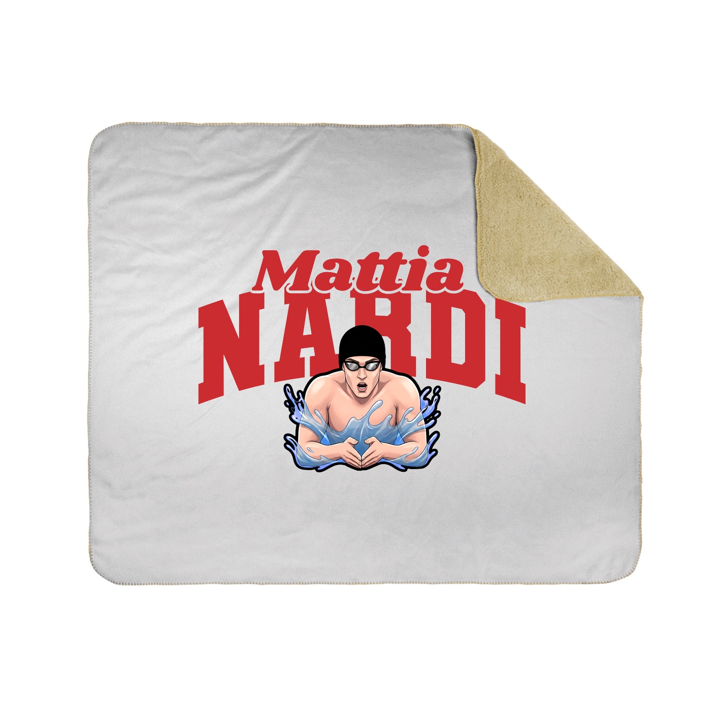 Throw Blanket — Signature Arch in White