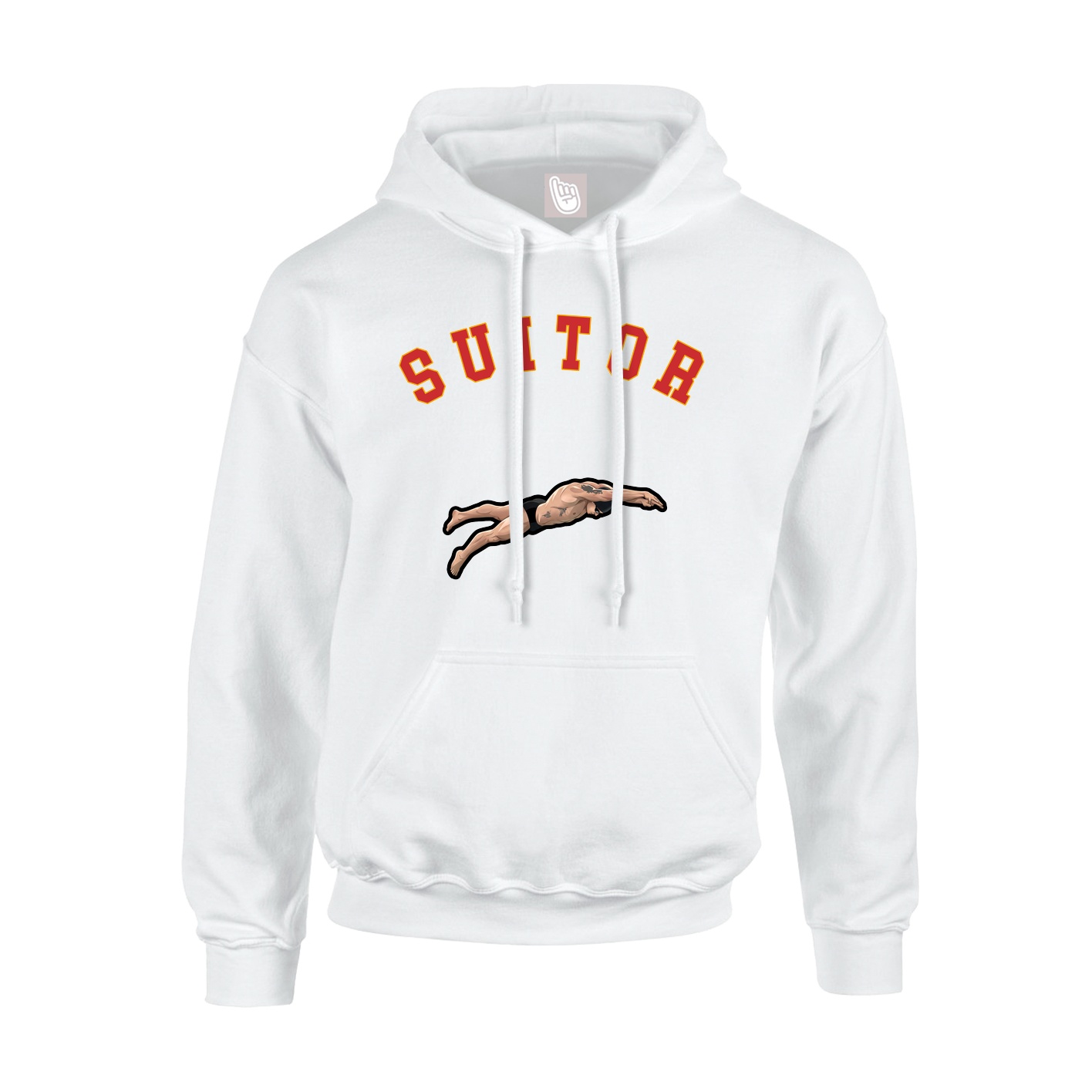 Hoodie — Shirsey Arch in White