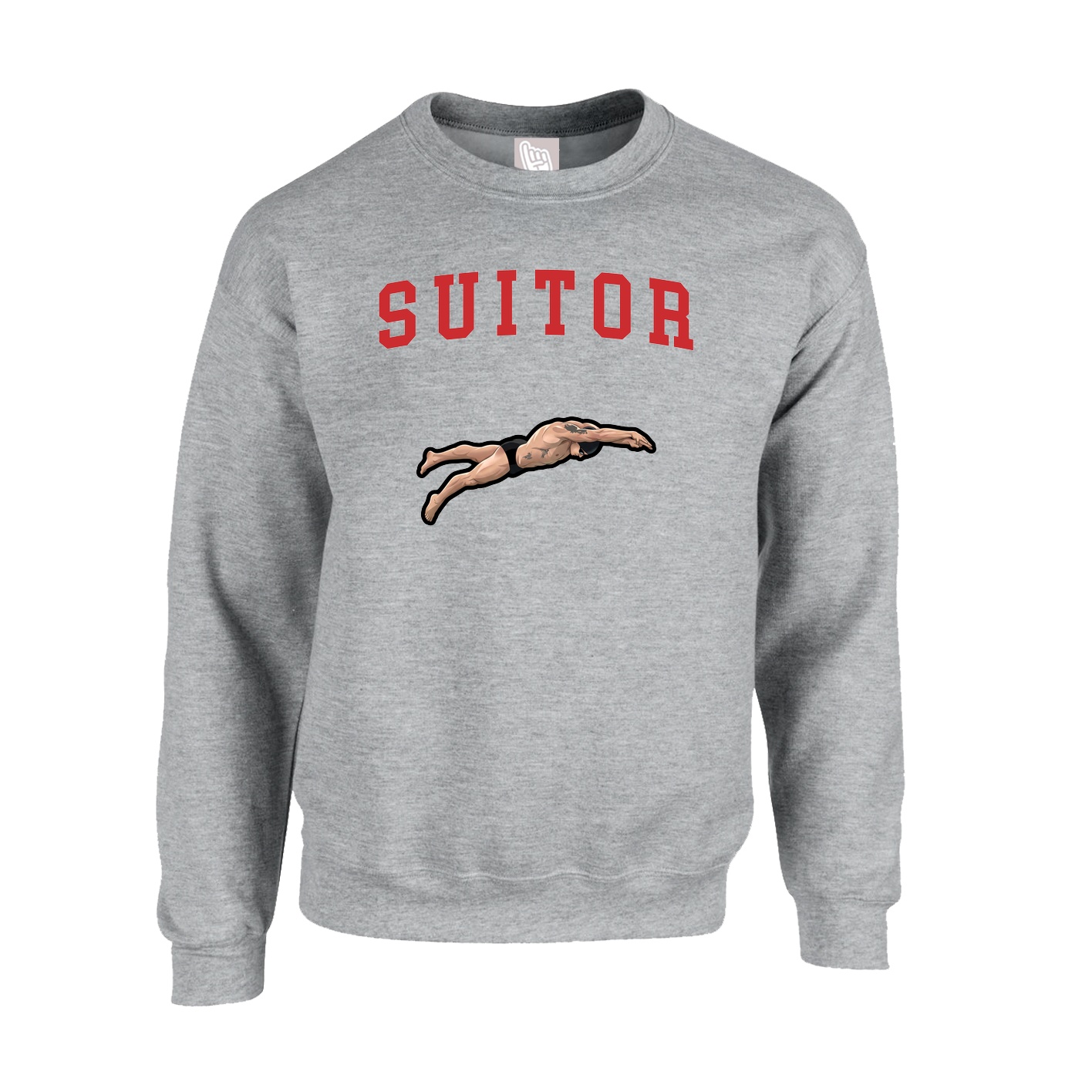 Fleece Crew — Shirsey in Grey