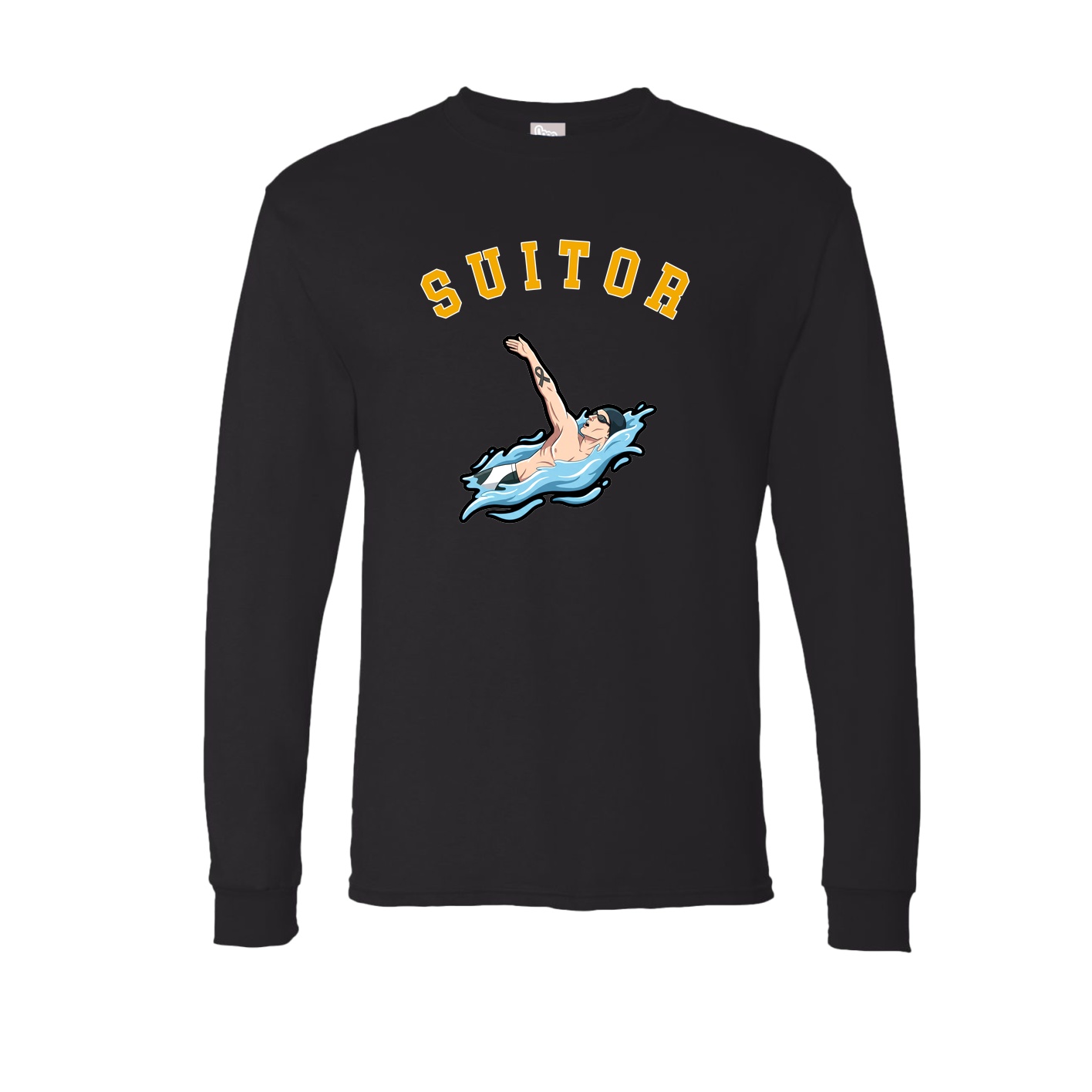 Long Sleeve Tee — Shirsey Arch in Black