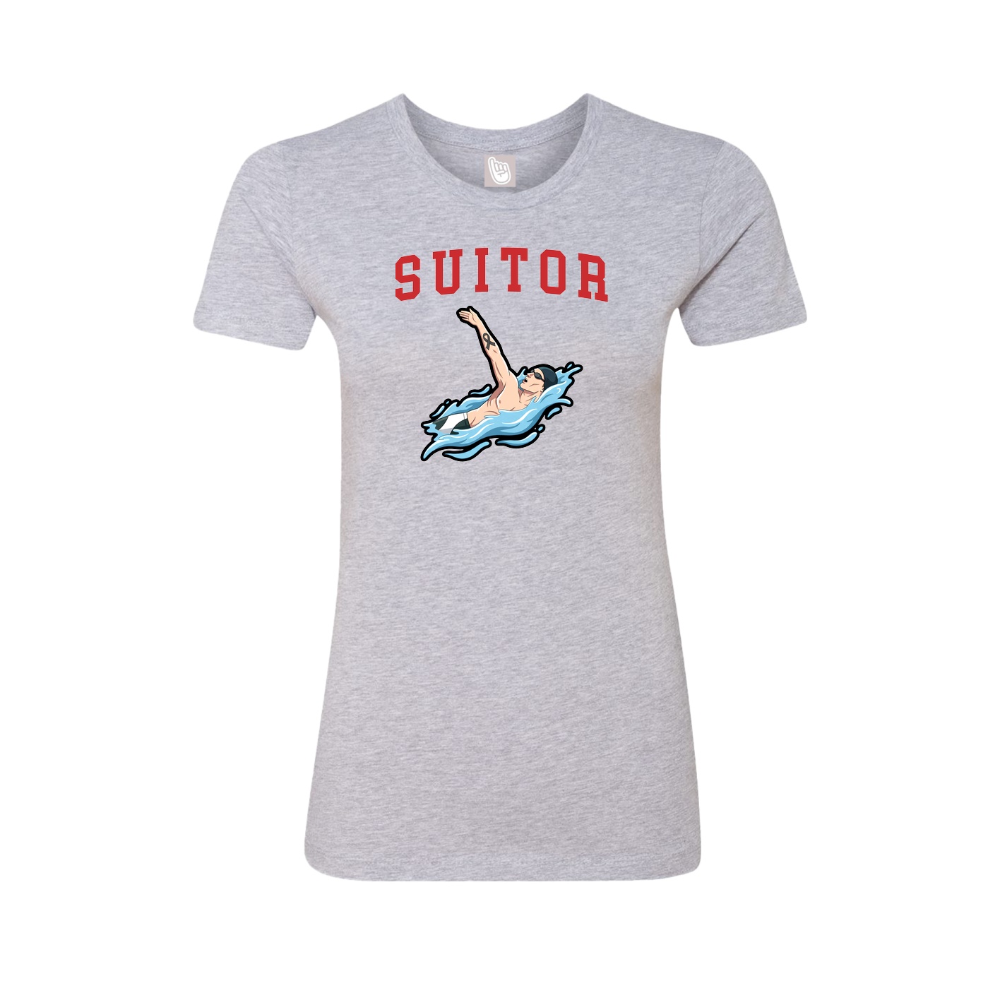 Fitted Women's Tee — Shirsey in Grey
