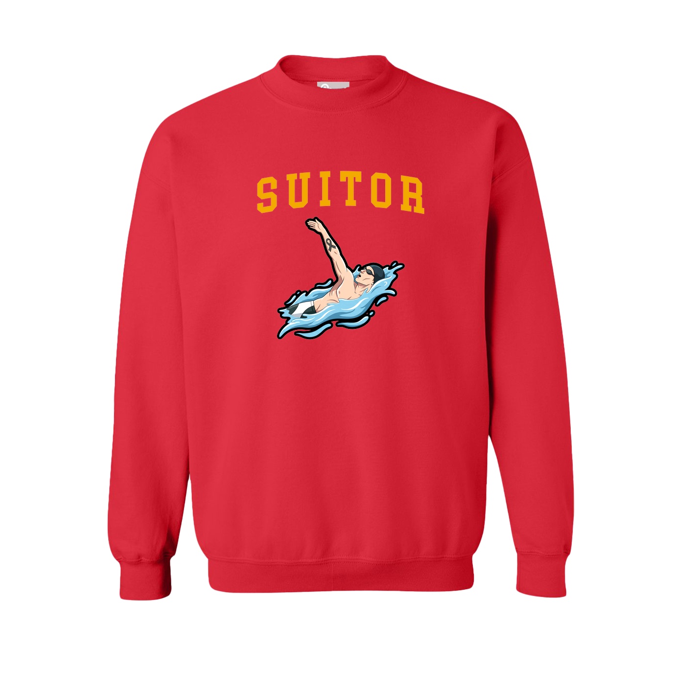 Fleece Crew — Shirsey in Red