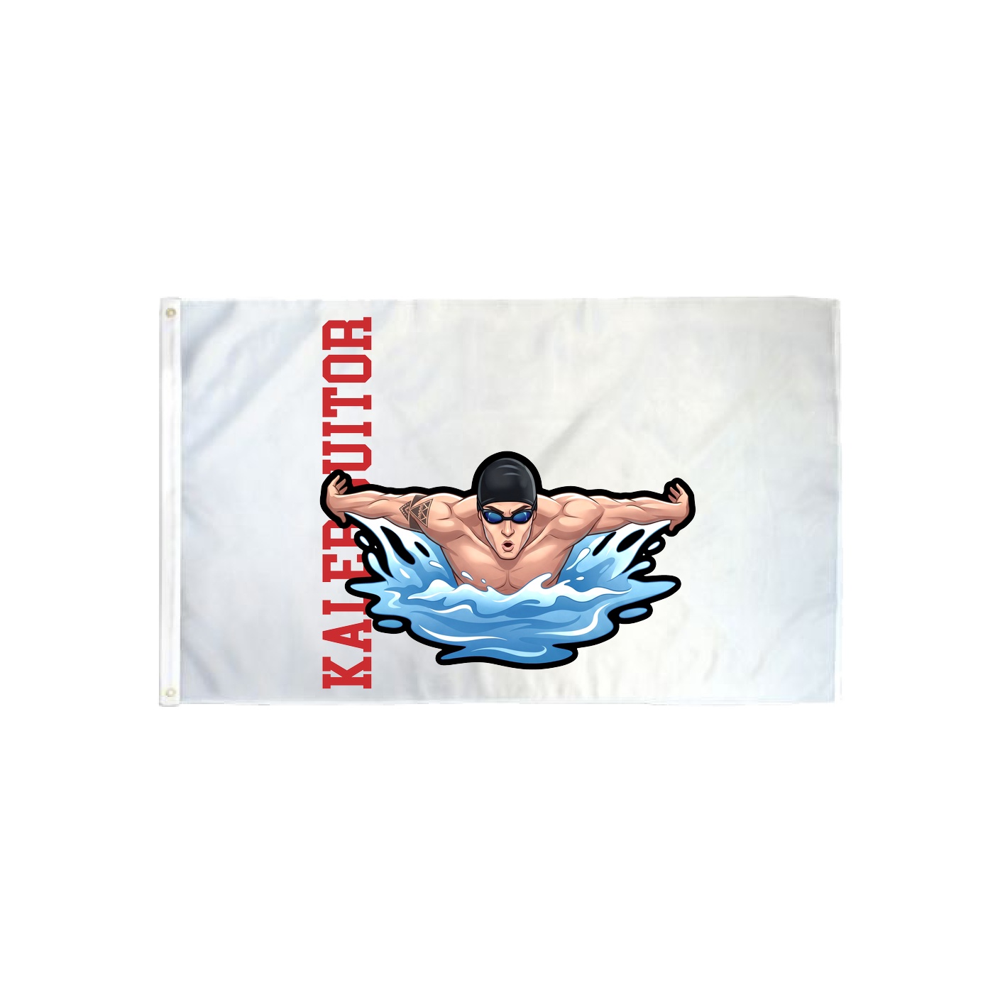 3x5 Flag — Name Vertical in Classic