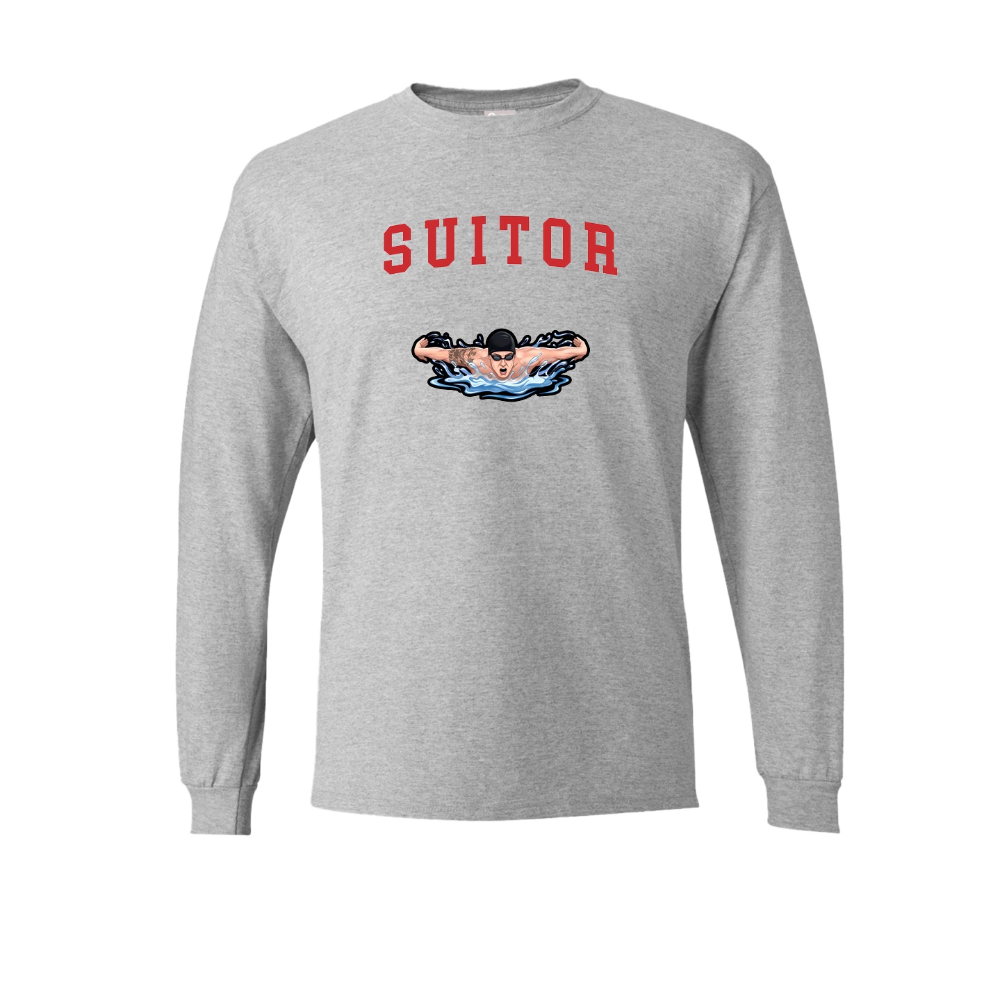 Long Sleeve Tee — Shirsey in Grey