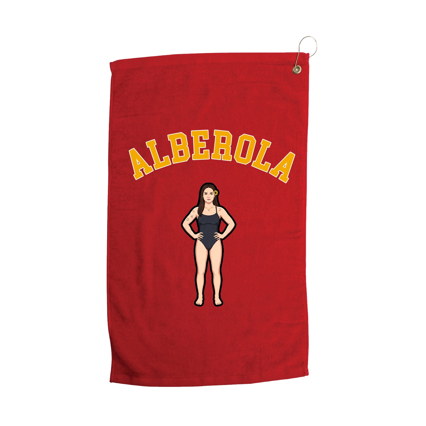 Golf Towel — Shirsey Arch in Red