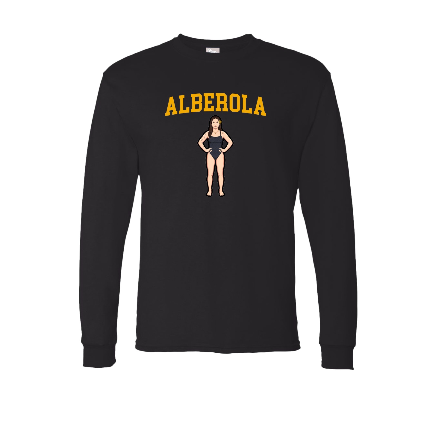 Long Sleeve Tee — Shirsey in Black