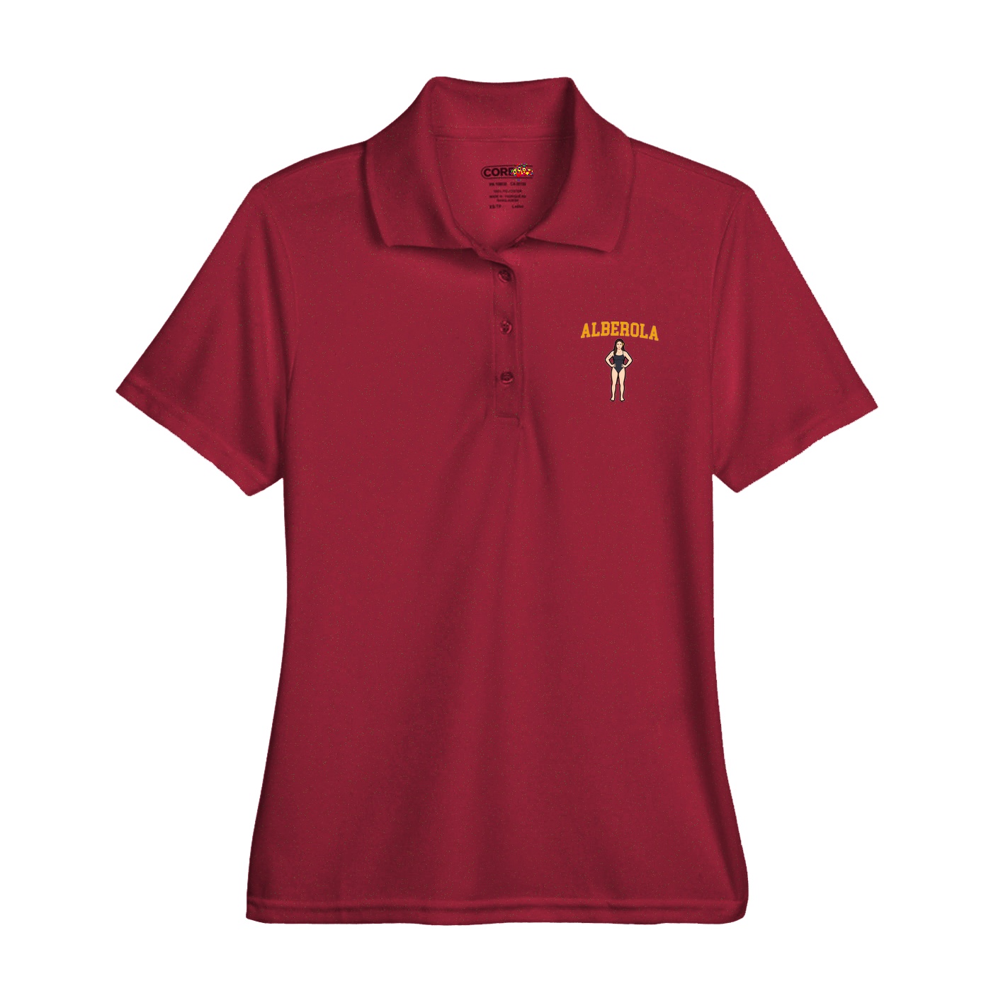 Womens Performance Polo — Shirsey in Red
