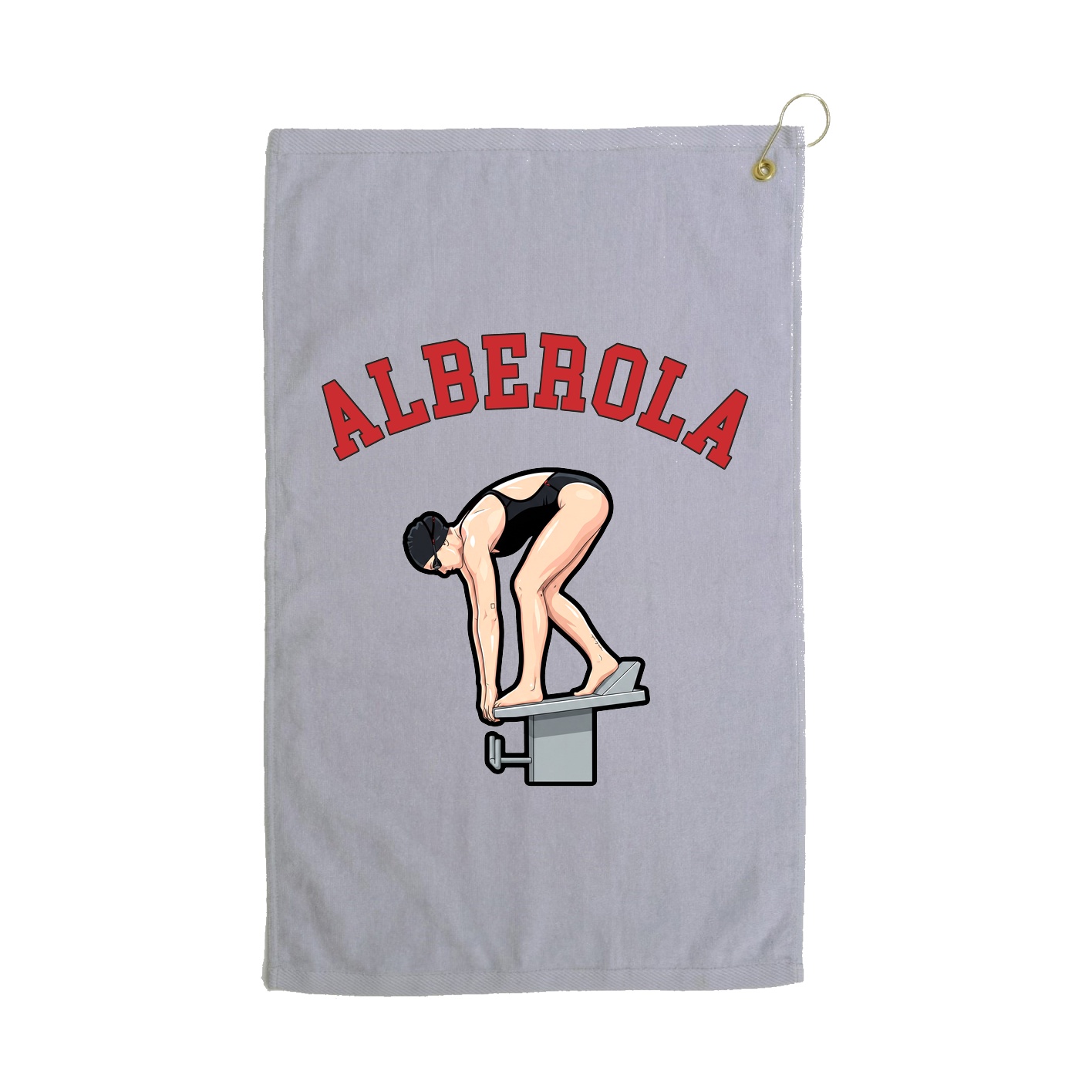 Golf Towel — Shirsey Arch in Grey