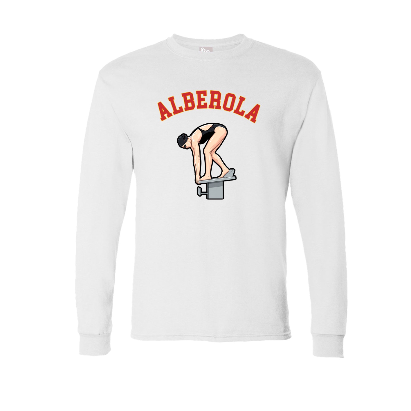 Long Sleeve Tee — Shirsey Arch in White