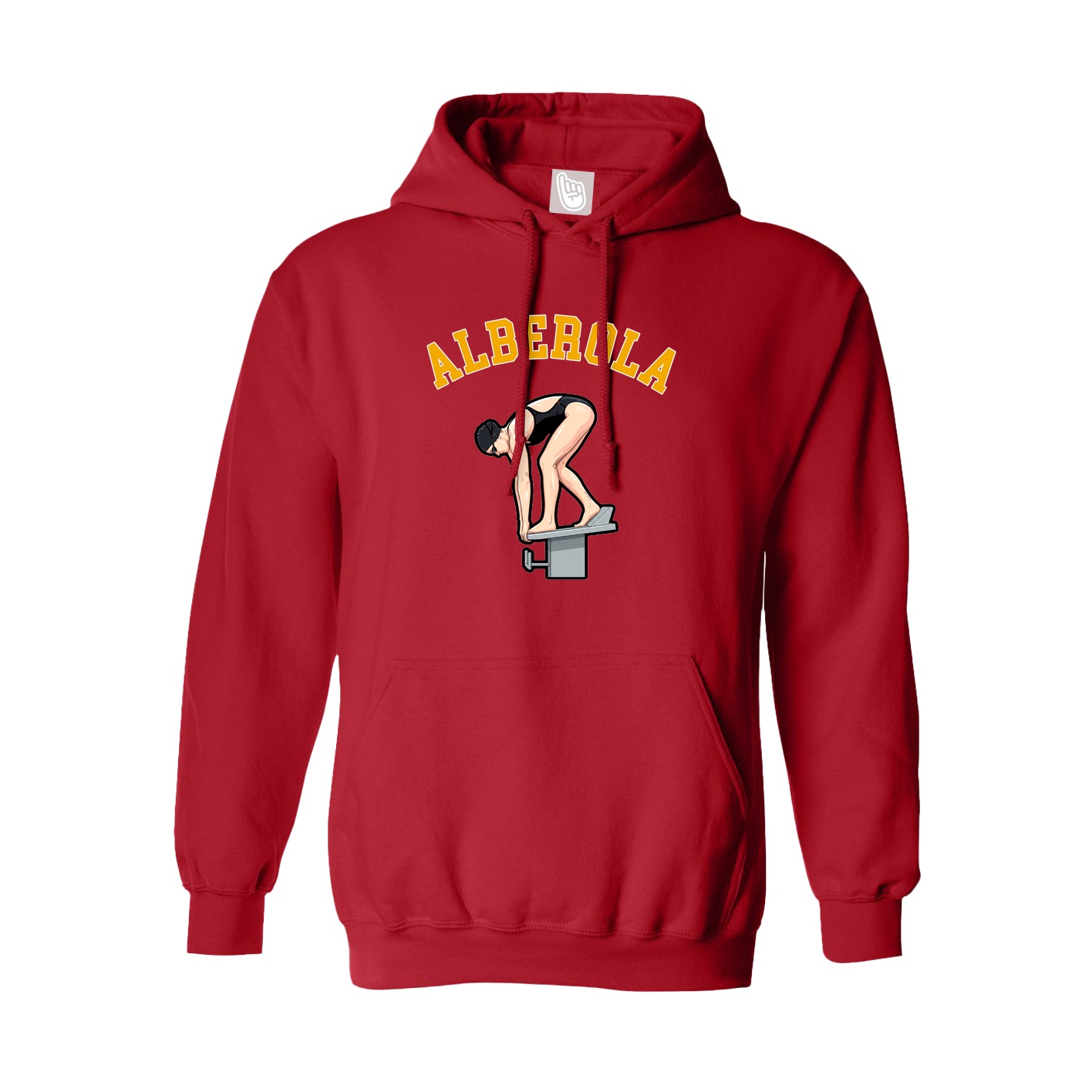 Hoodie — Shirsey Arch in Red