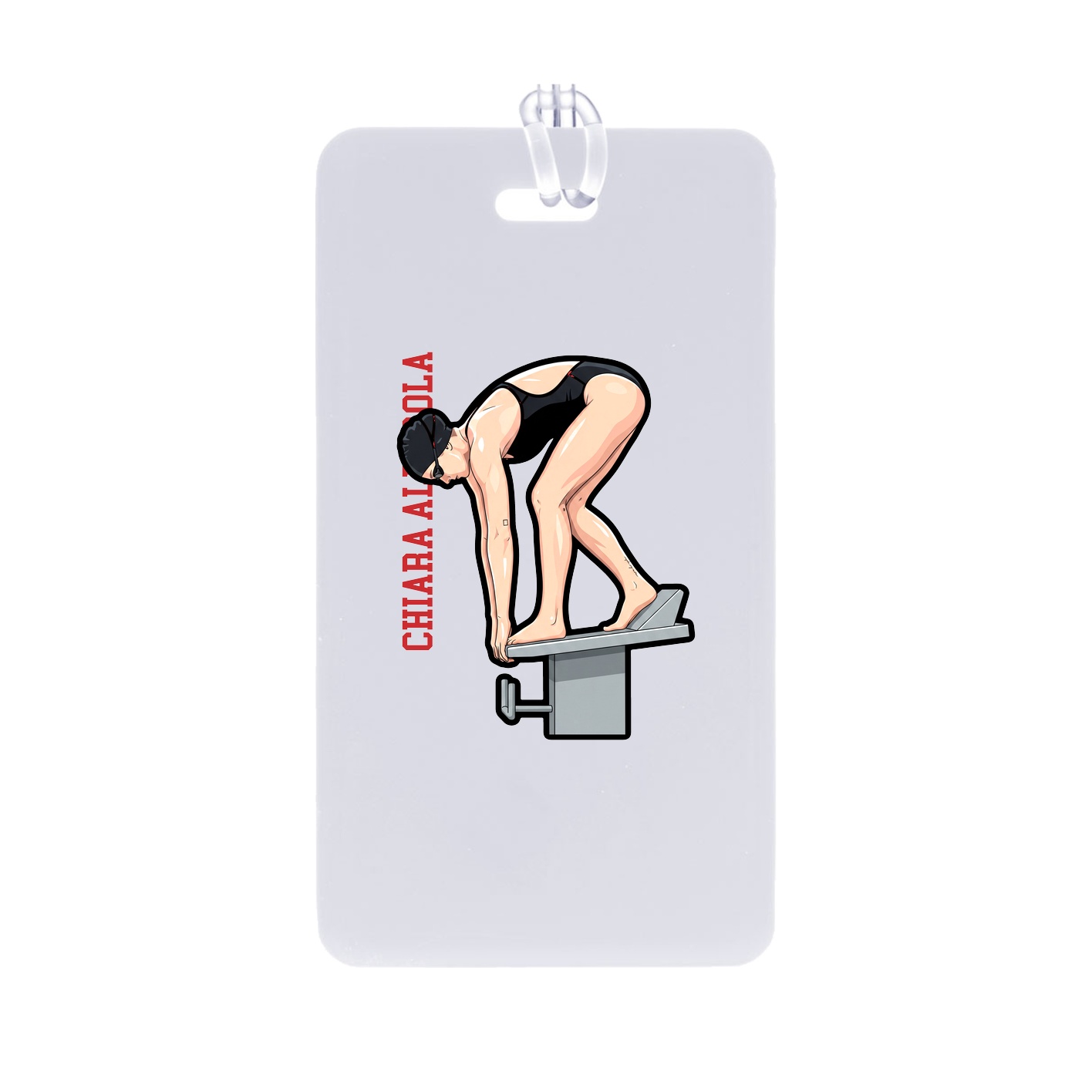 Bag Tag — Name Vertical in Classic