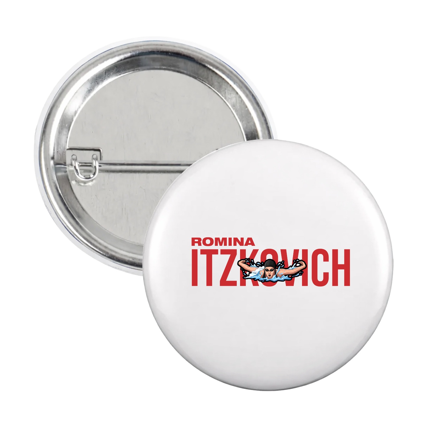 Game Day Button — Player Name in White