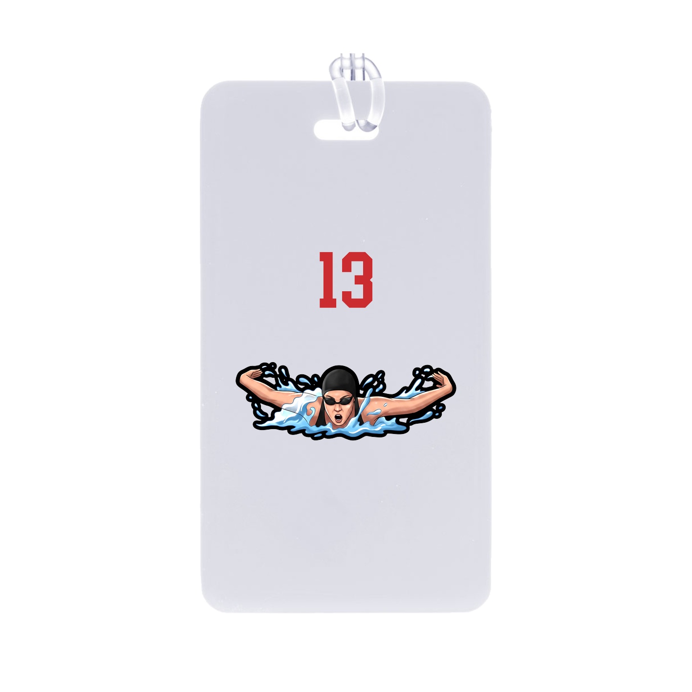Bag Tag — Number Top in Classic