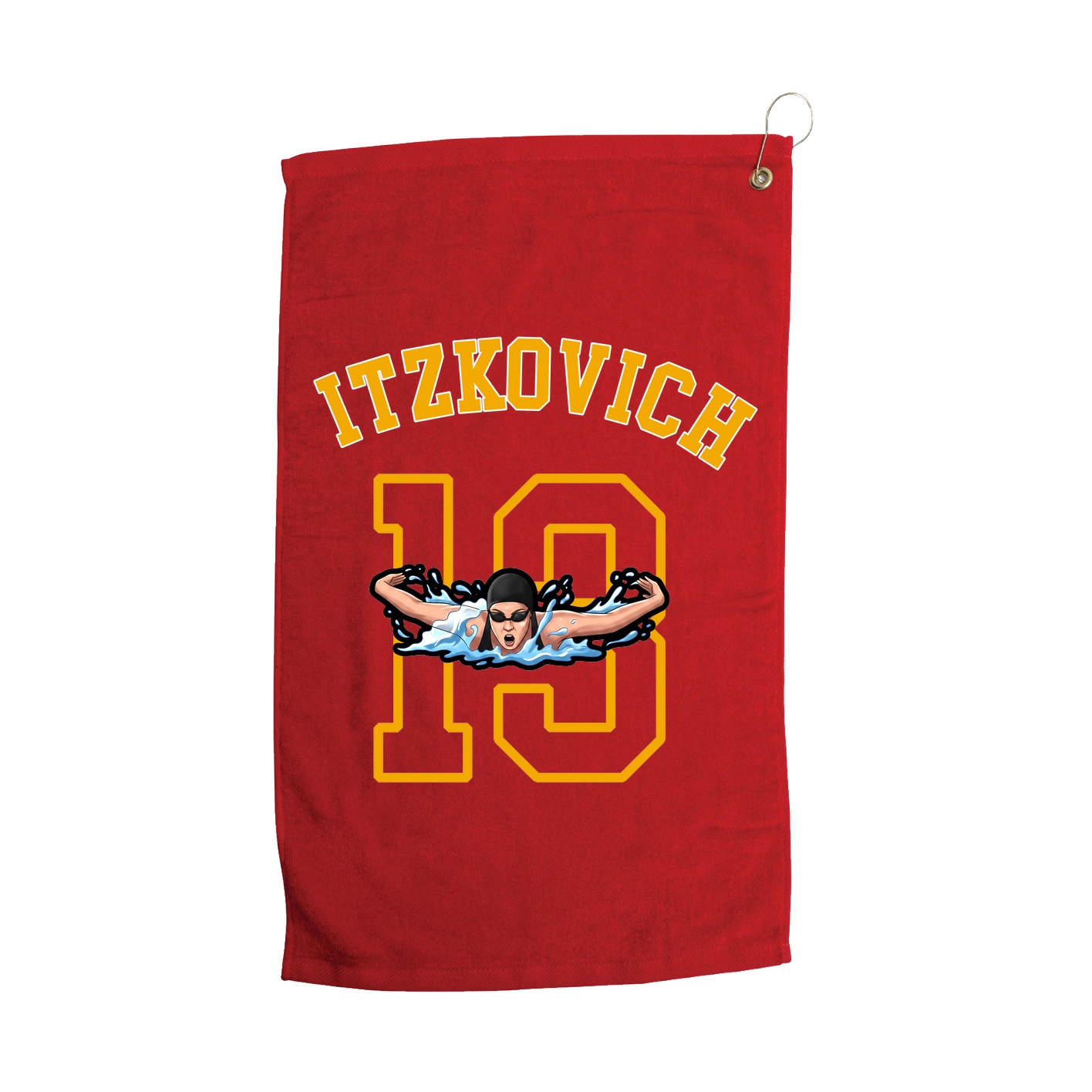 Golf Towel — Shirsey Arch in Red