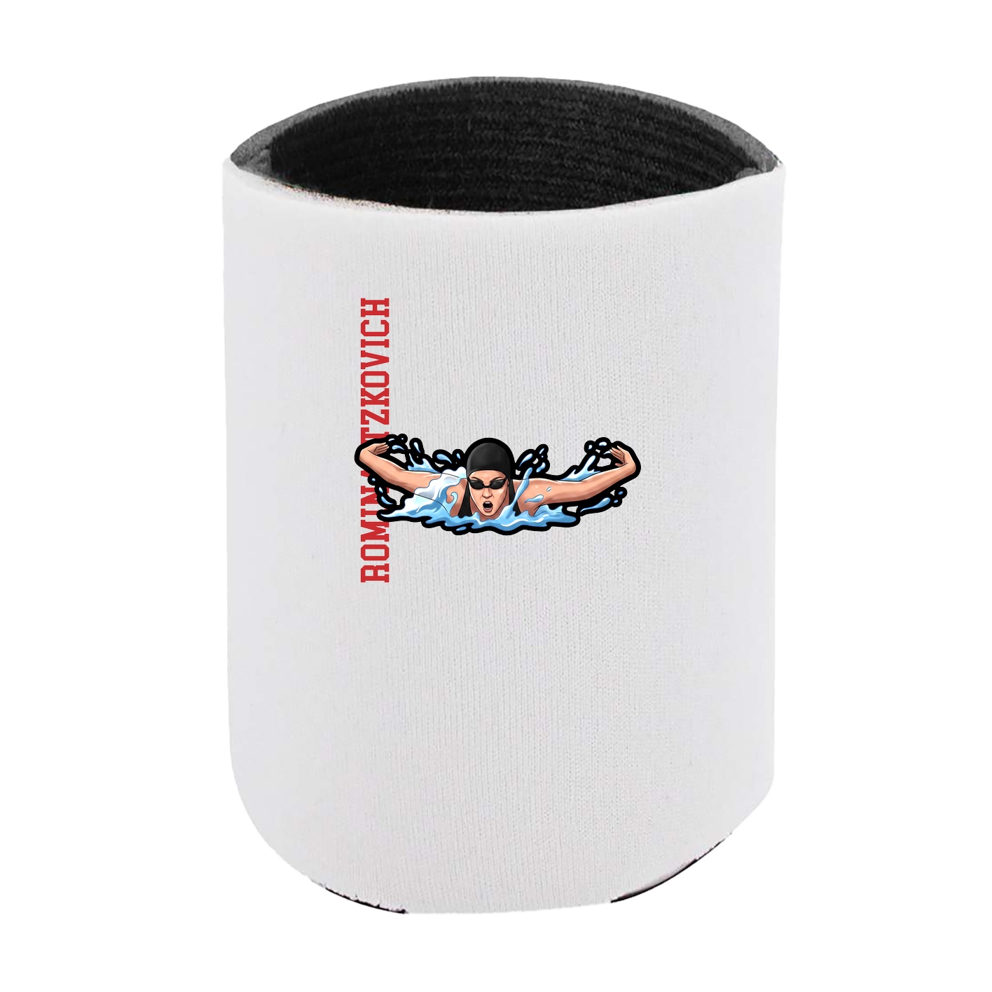 Can Holder — Name Vertical in White
