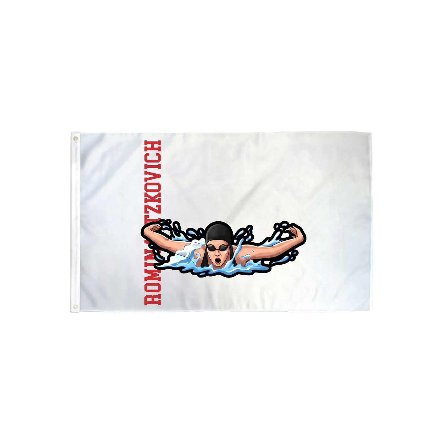 3x5 Flag — Name Vertical in Classic