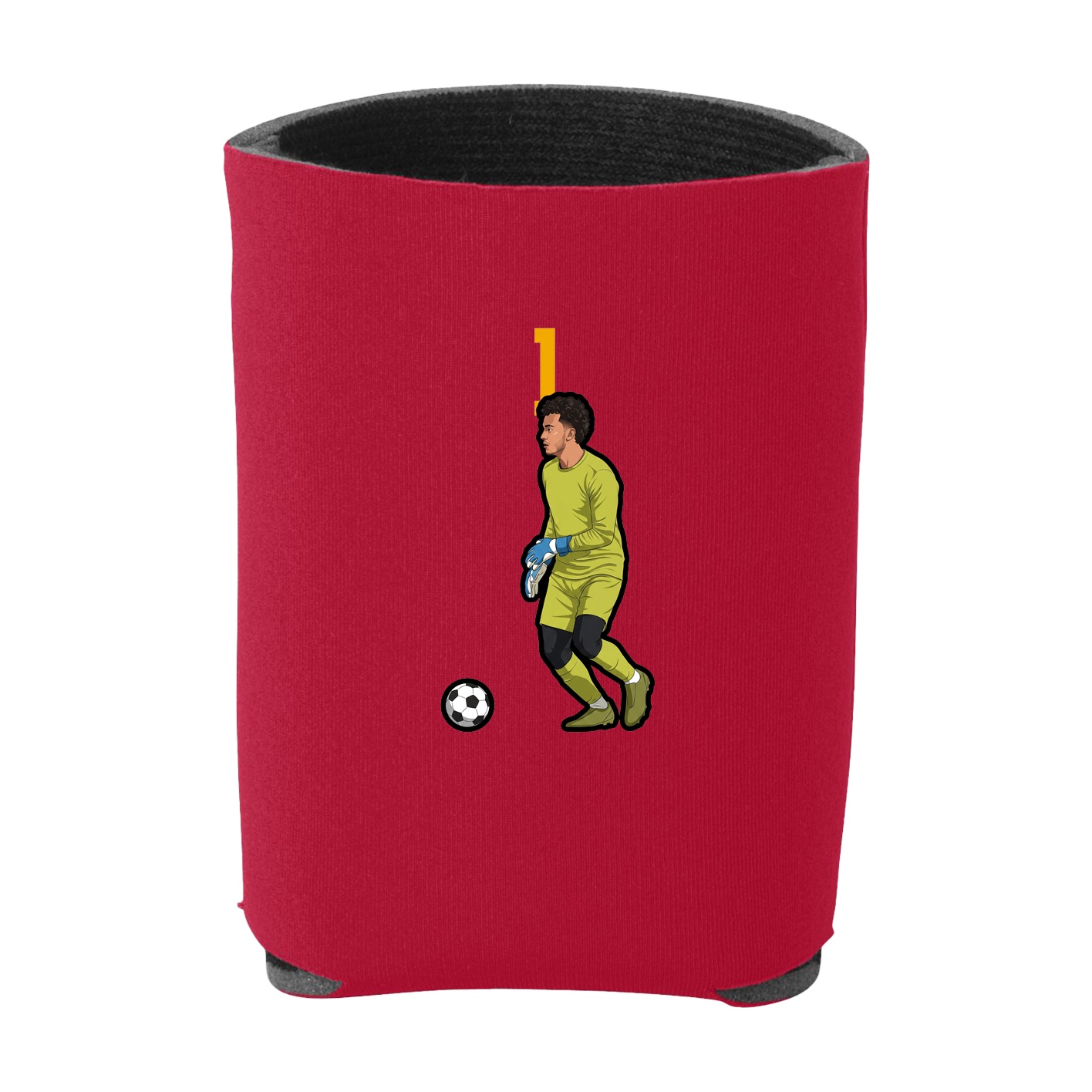 Can Holder — Number Top in Red