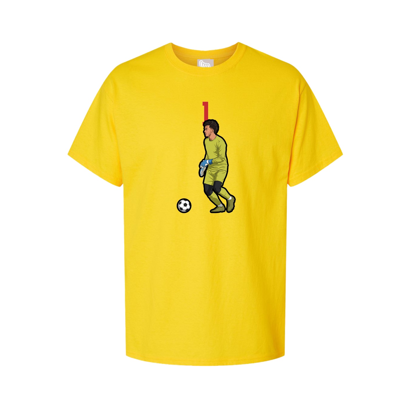 Tee — Number Top in Gold
