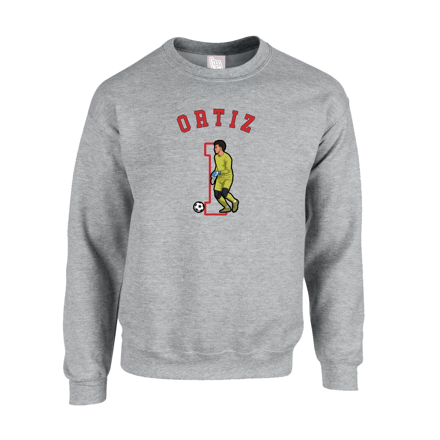 Fleece Crew — Shirsey Arch in Grey