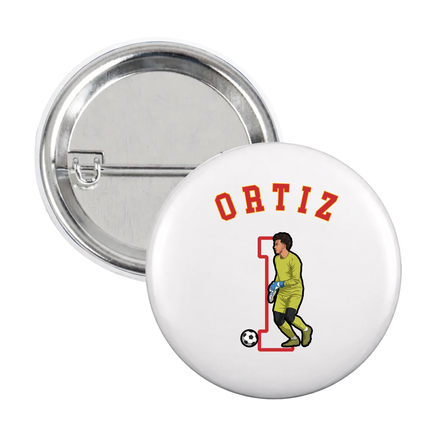 Game Day Button — Shirsey Arch in White