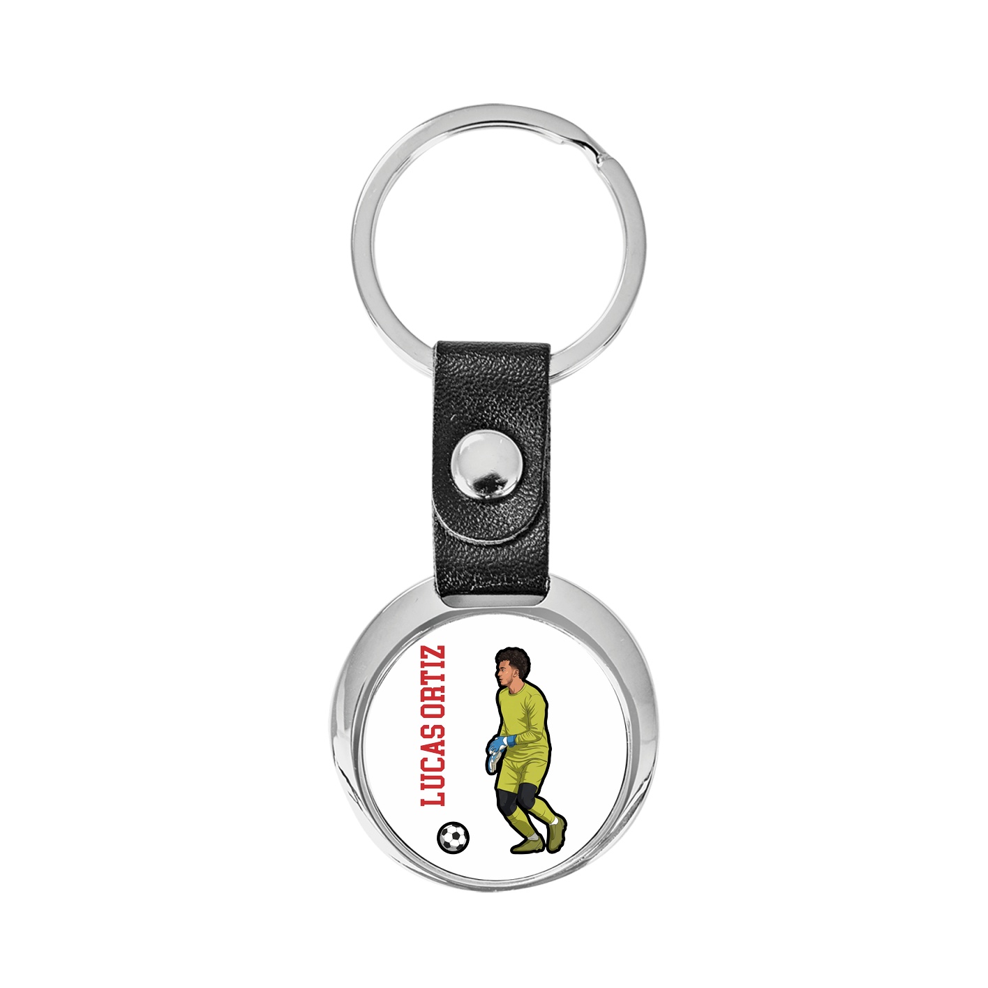 Key Chain — Name Vertical in Classic