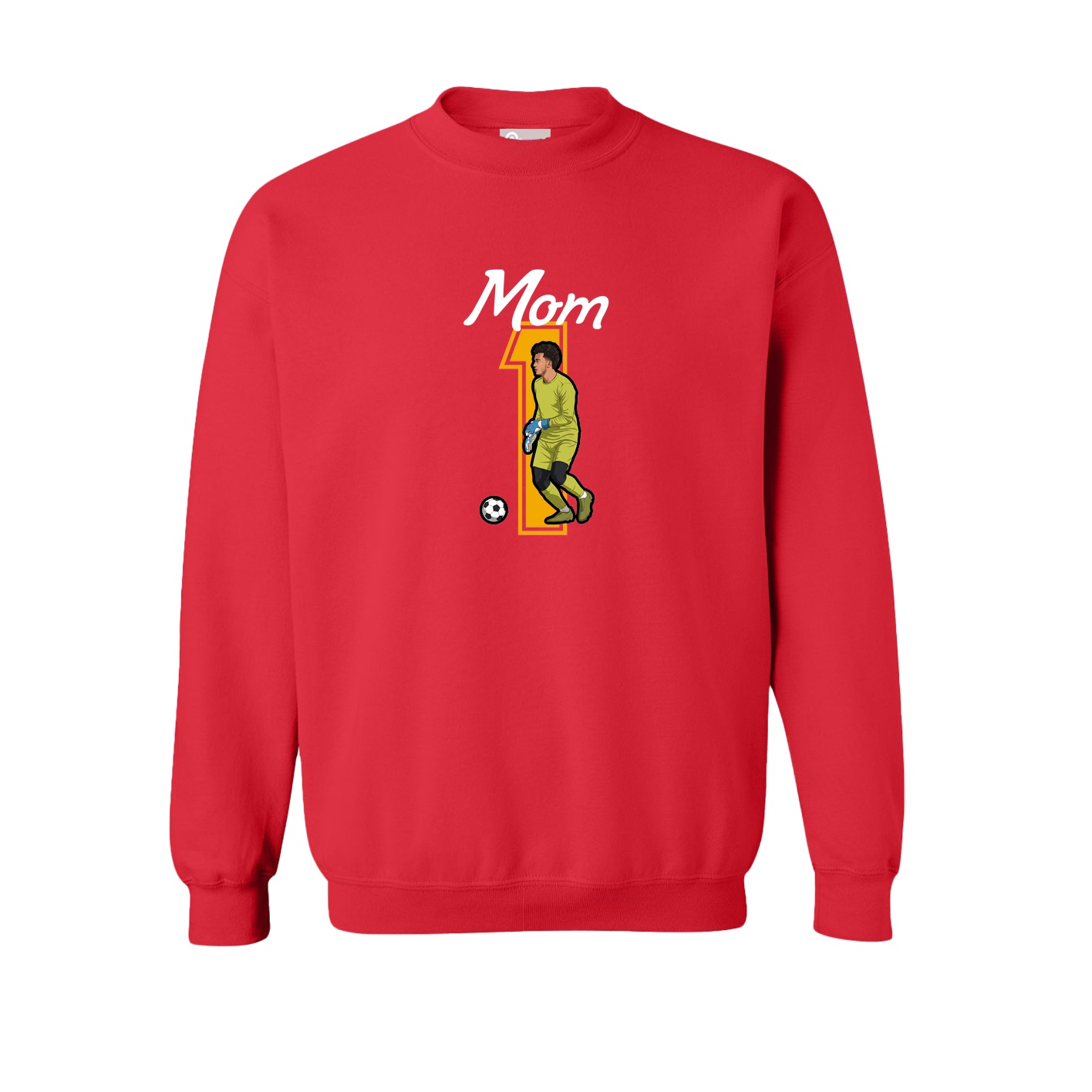 Fleece Crew — Mothers Day Shirsey in Red