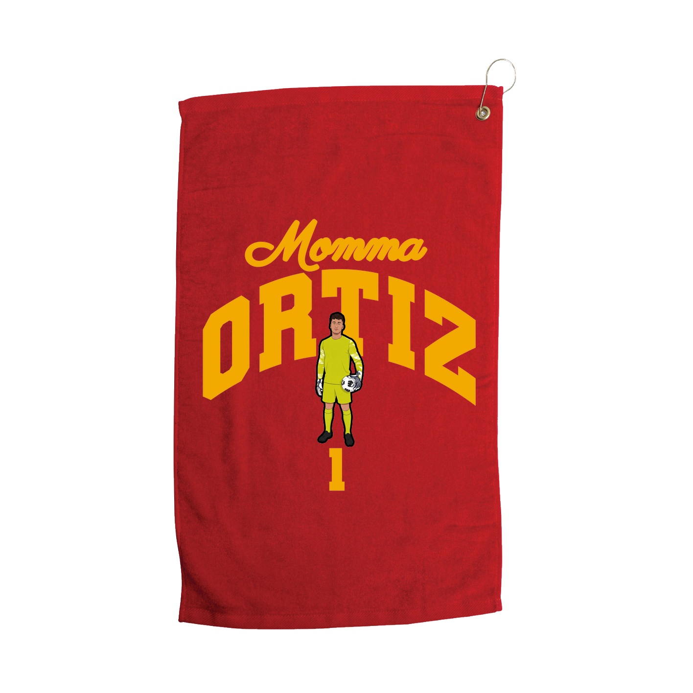 Golf Towel — Mothers Day Arch in Red