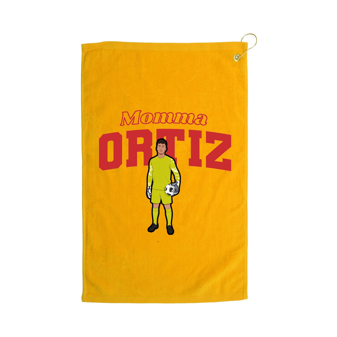 Golf Towel — Mothers Day Block in Gold
