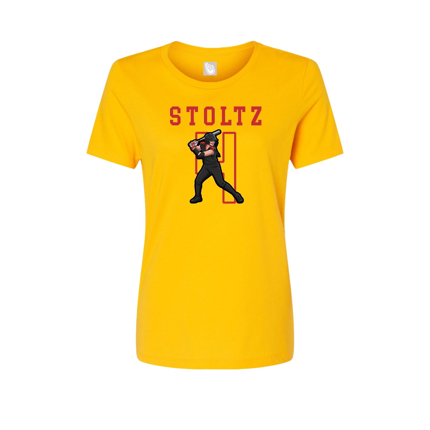 Fitted Women's Tee — Shirsey in Gold