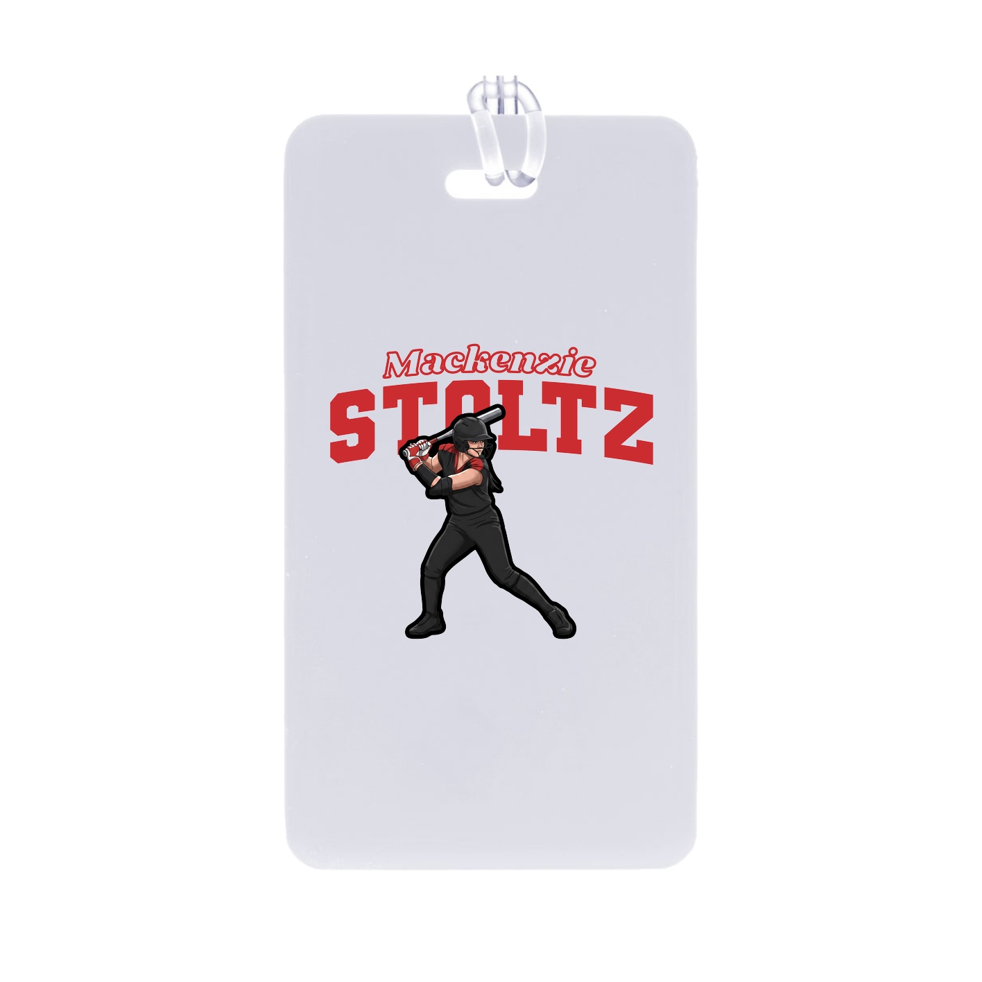 Bag Tag — Name Arch in Classic
