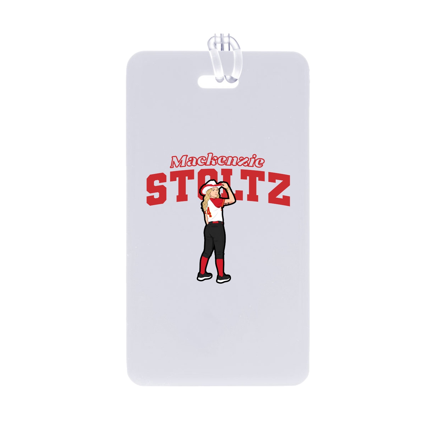 Bag Tag — Name Arch in Classic