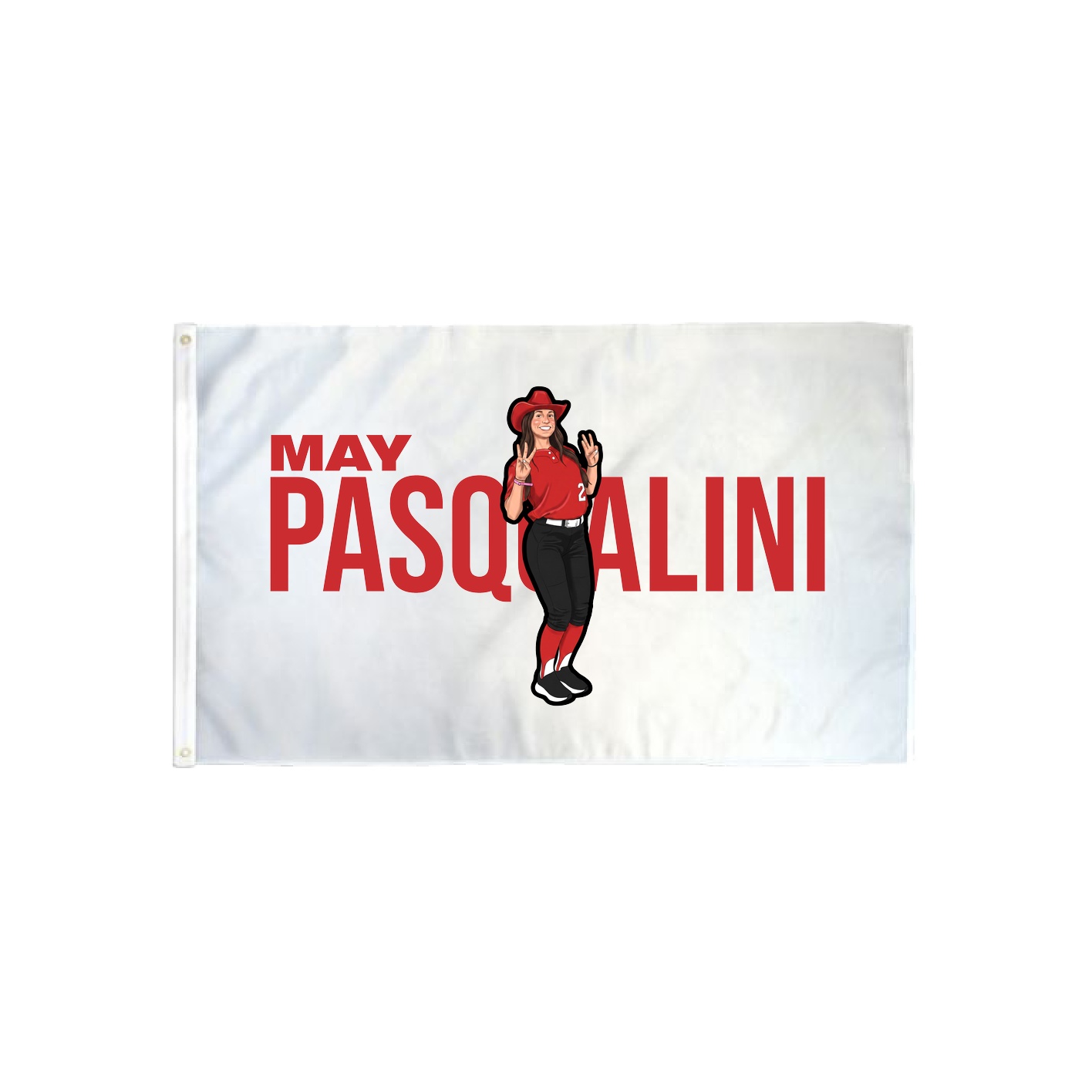 3x5 Flag — Player Name in Classic