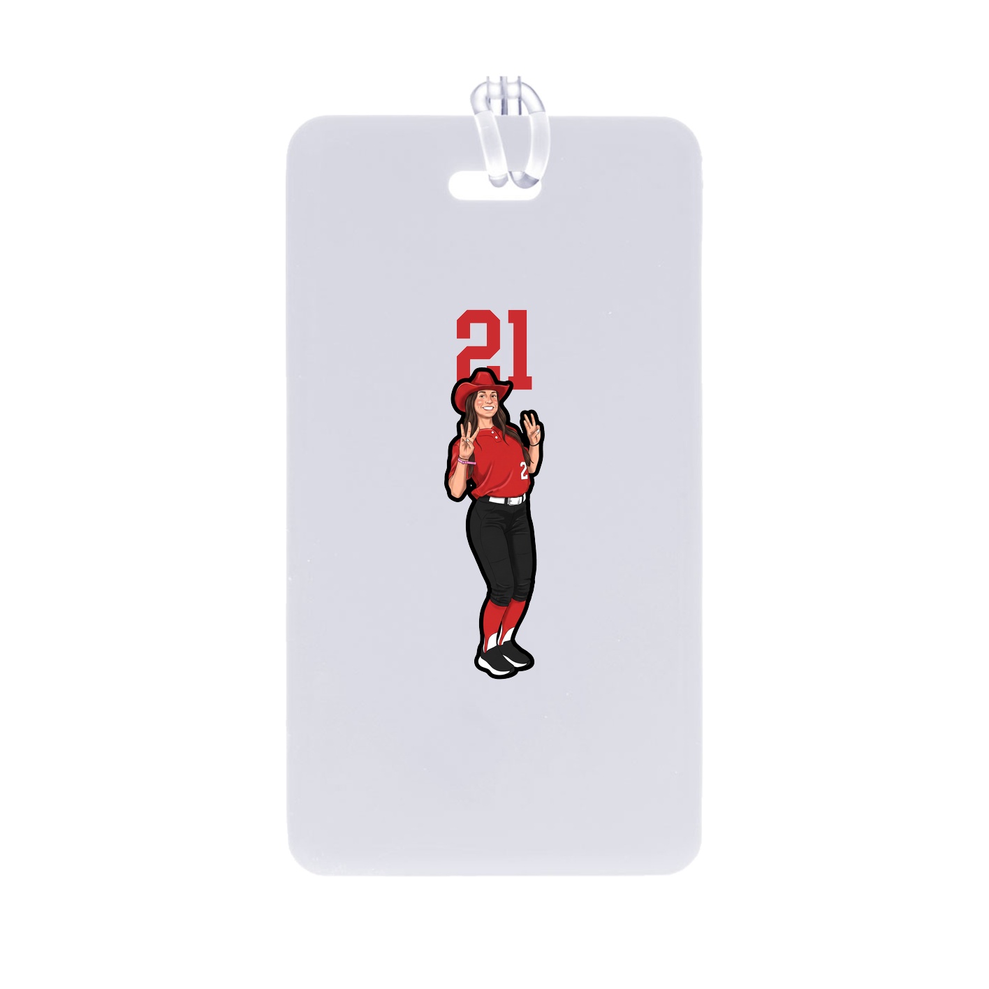 Bag Tag — Number Top in Classic