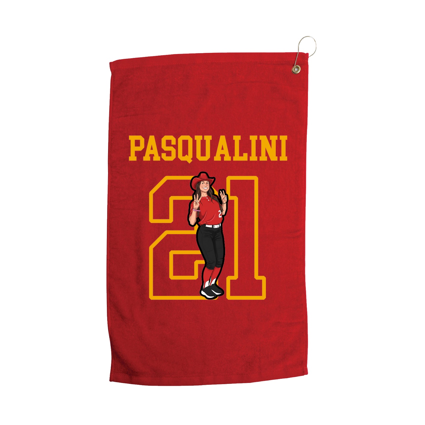Golf Towel — Shirsey in Red
