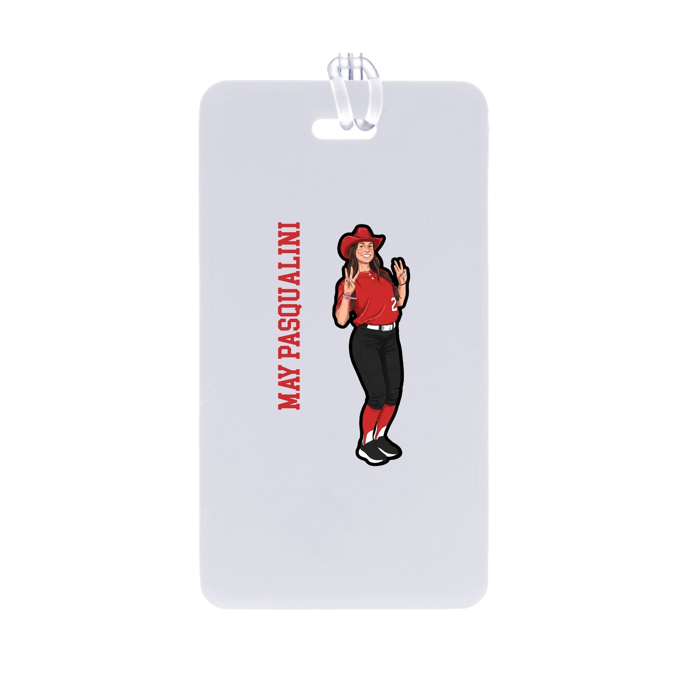 Bag Tag — Name Vertical in Classic