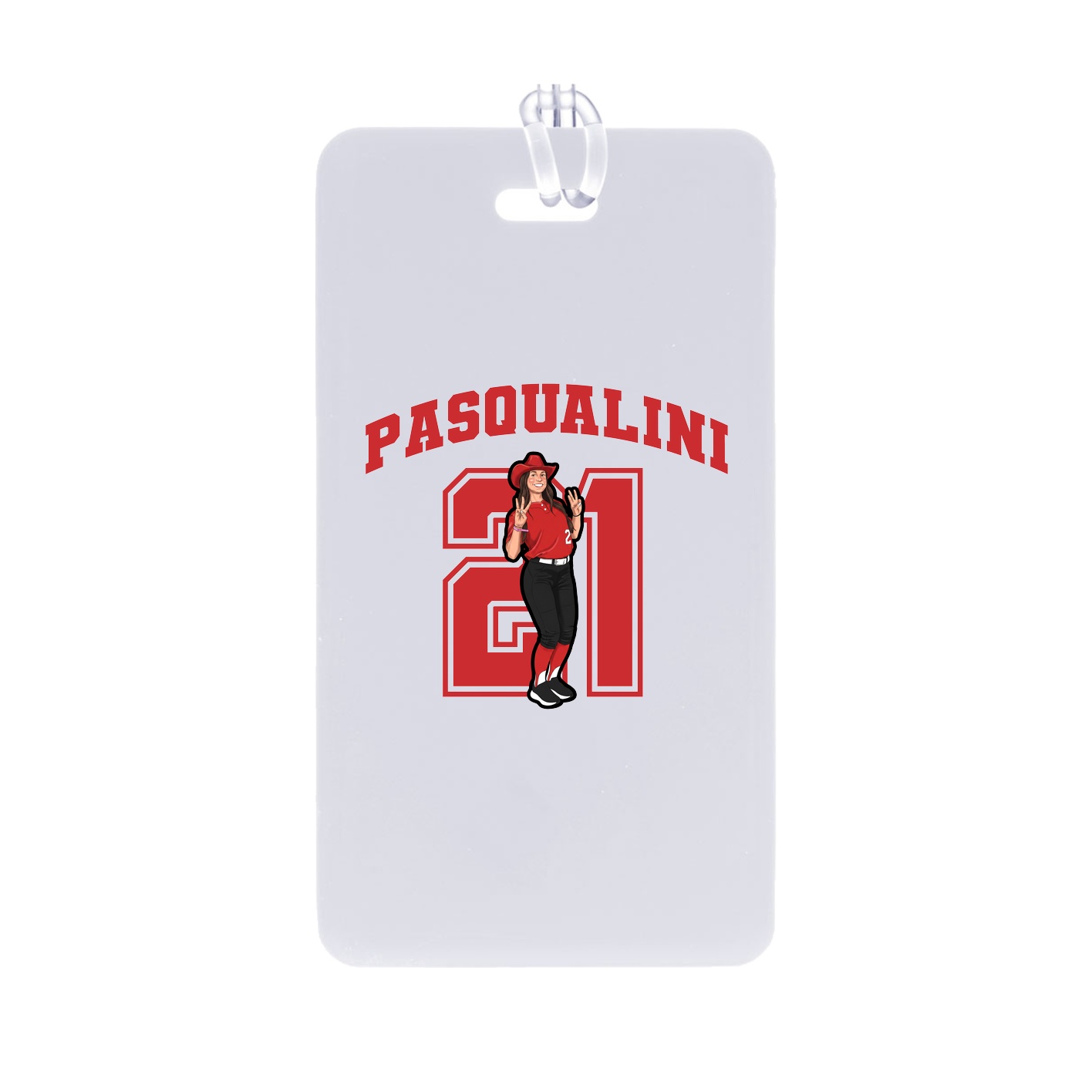 Bag Tag — Number in Classic